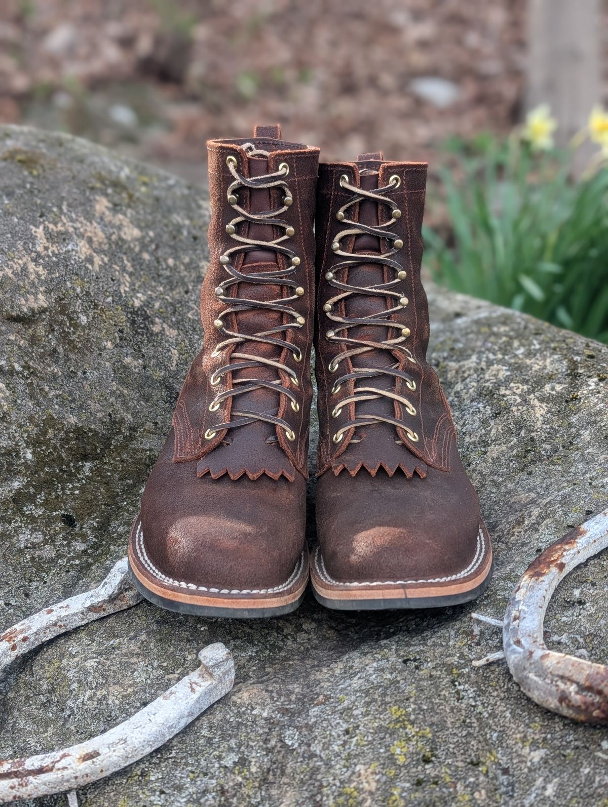 Photo by proof.in.whisky on April 12, 2026 of the Nicks Ranger in Nicks / Horween Dark Brown Waxy Admiral.