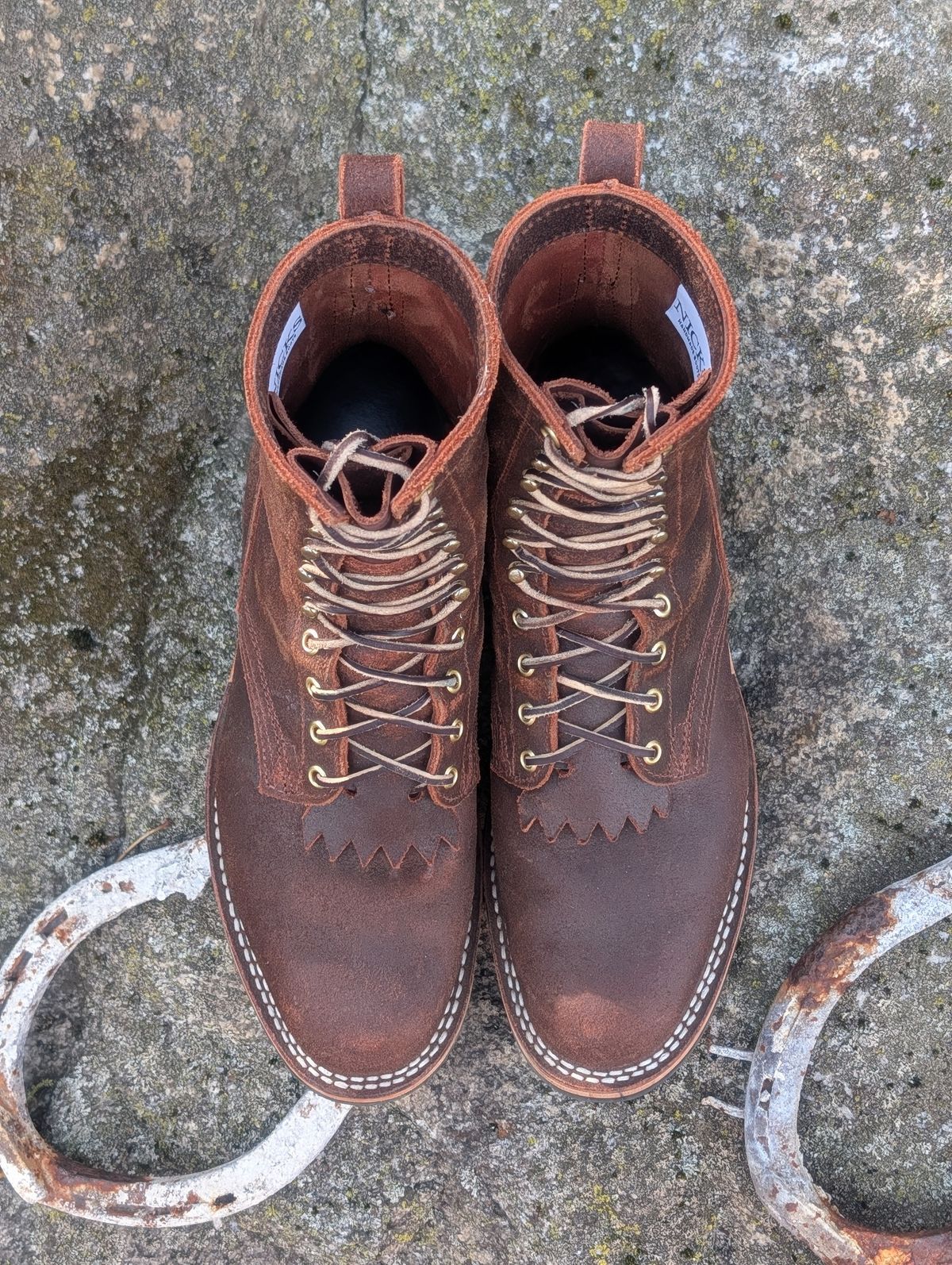 Photo by proof.in.whisky on April 12, 2026 of the Nicks Ranger in Nicks / Horween Dark Brown Waxy Admiral.