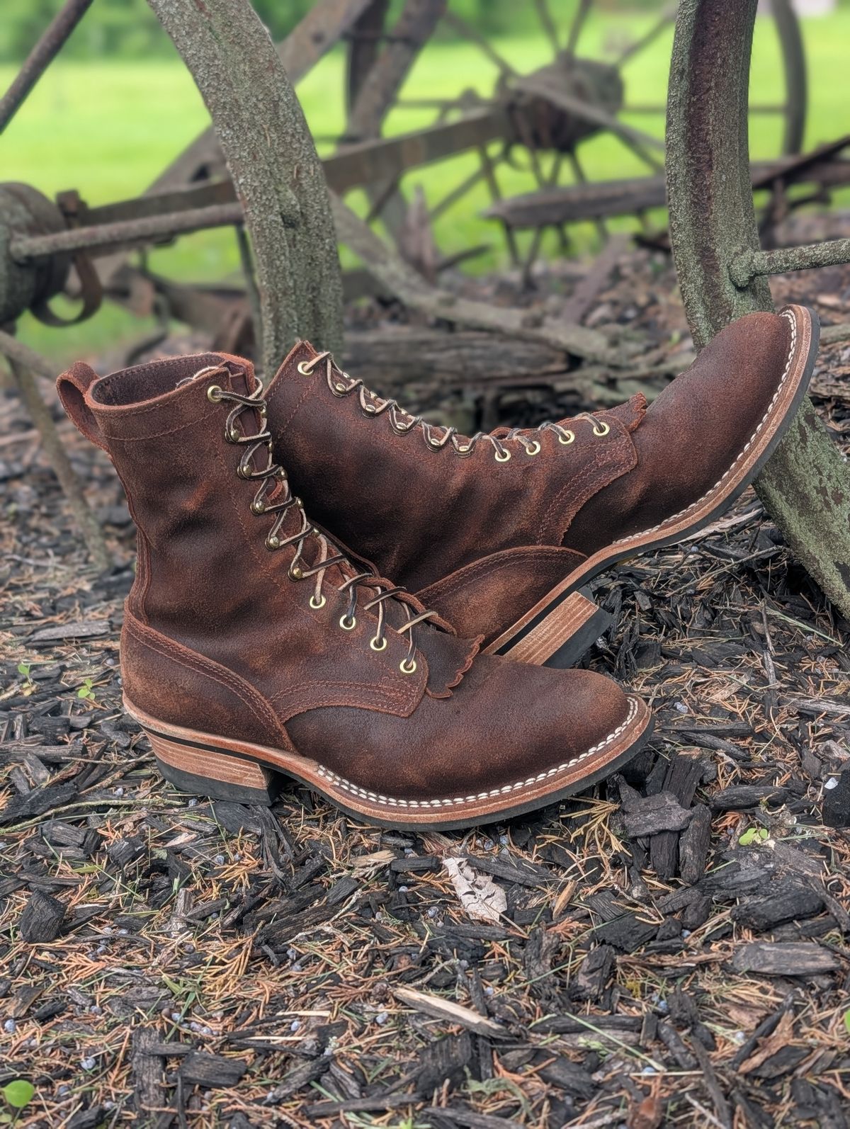 Photo by proof.in.whisky on May 30, 2026 of the Nicks Ranger in Nicks / Horween Dark Brown Waxy Admiral.