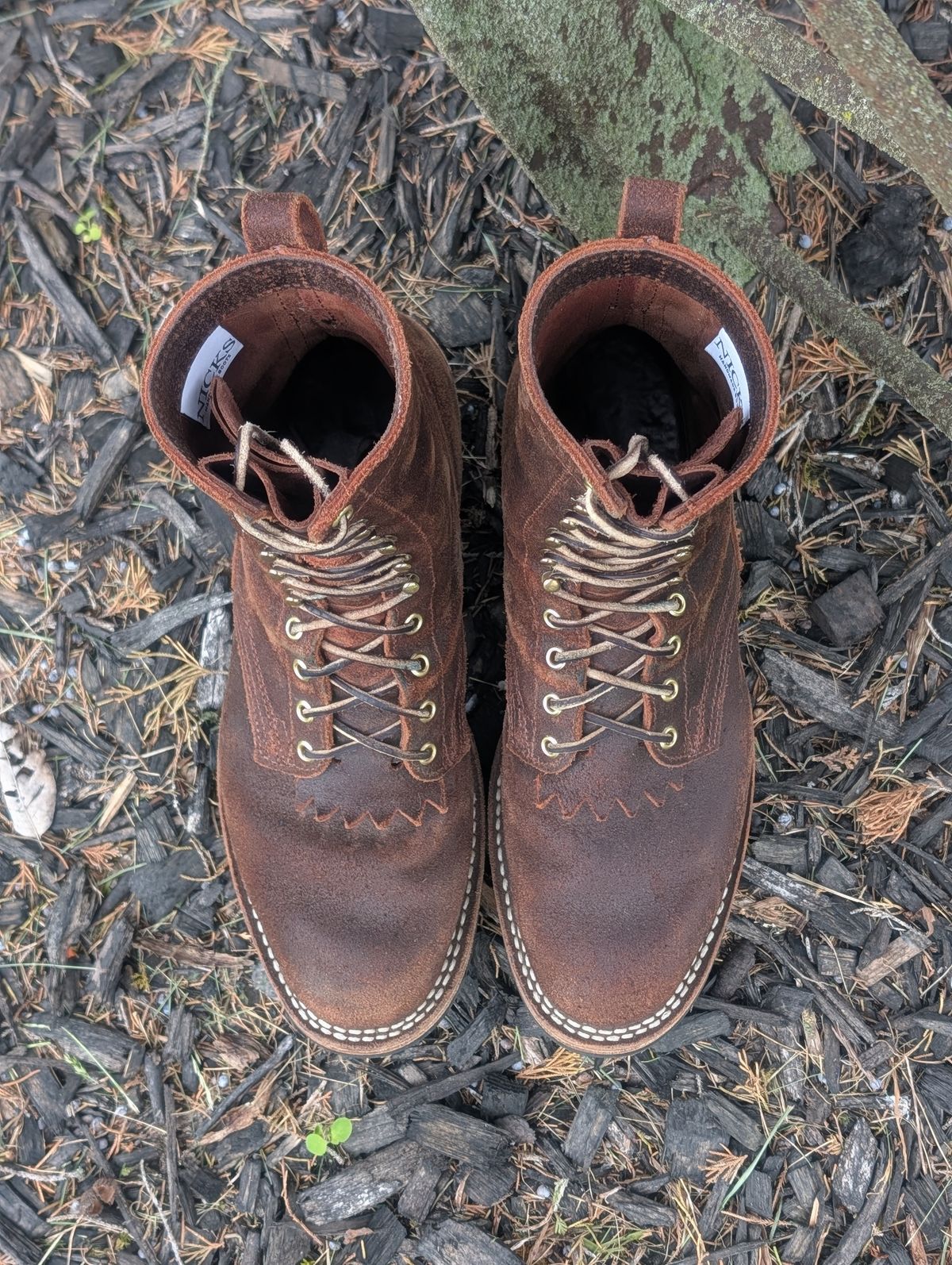 Photo by proof.in.whisky on May 30, 2026 of the Nicks Ranger in Nicks / Horween Dark Brown Waxy Admiral.
