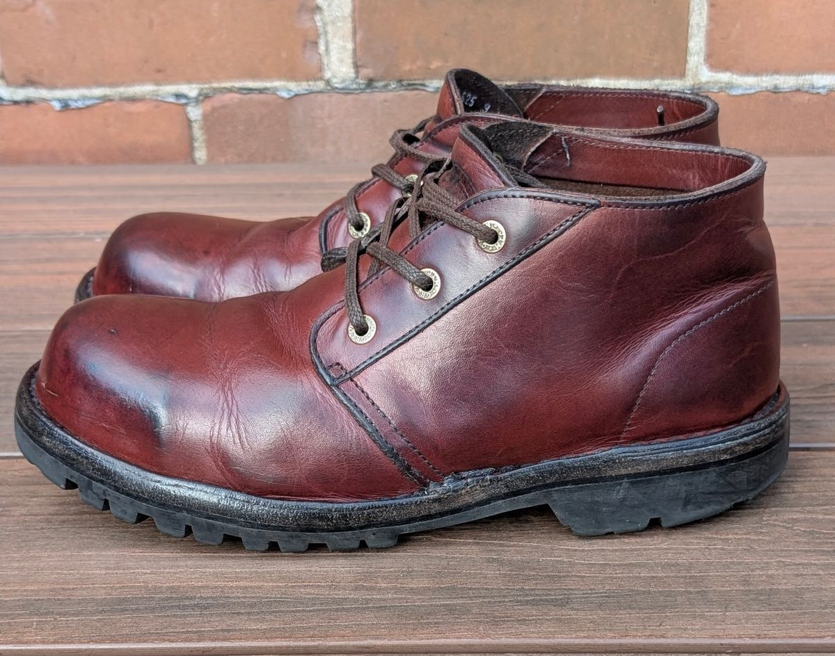 Photo by Yakkboot73 on October 1, 2025 of the Jim Green Custom Vellie Composite Toe Cap in Walnut Veg Tan.
