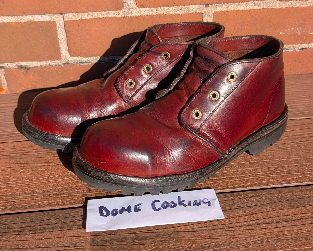 Photo by Yakkboot73 on November 2, 2025 of the Jim Green Custom Vellie Composite Toe Cap in Walnut Veg Tan.