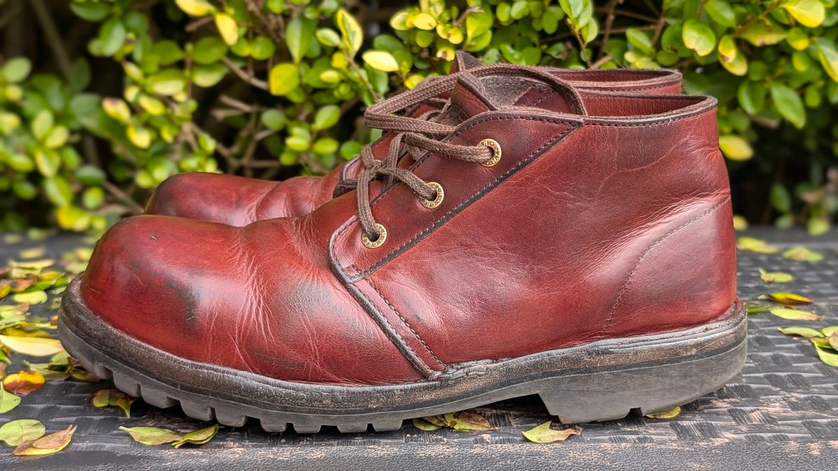 Photo by Yakkboot73 on March 1, 2026 of the Jim Green Custom Vellie Composite Toe Cap in Walnut Veg Tan.