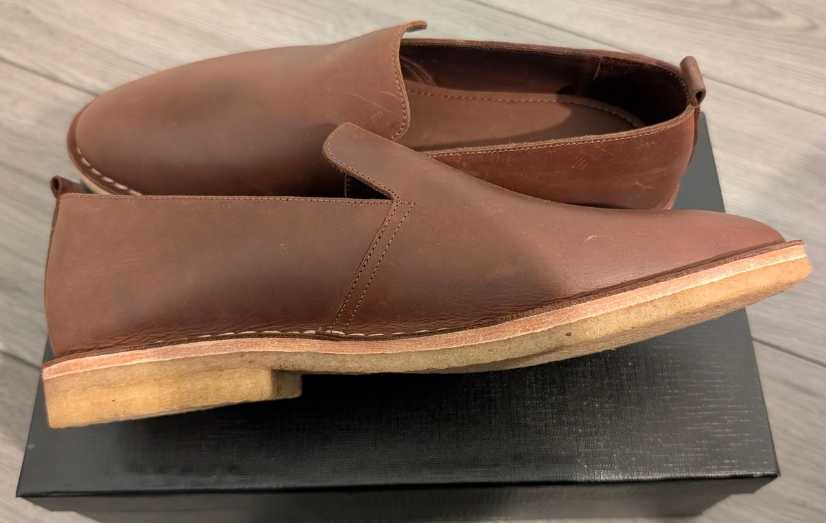 Photo by Yakkboot73 on June 9, 2025 of the Blkbrd Shoemaker Travers in Brown Pull Up.