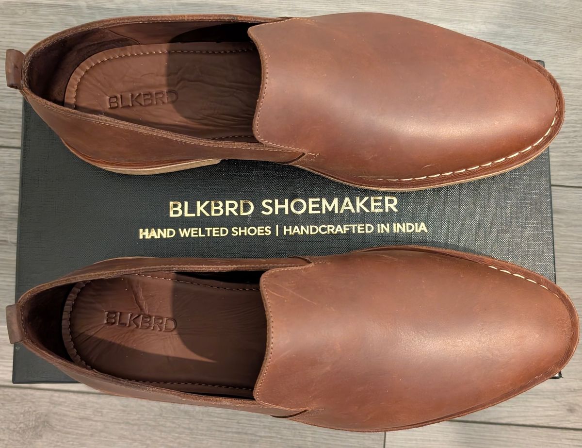 Photo by Yakkboot73 on June 9, 2025 of the Blkbrd Shoemaker Travers in Brown Pull Up.
