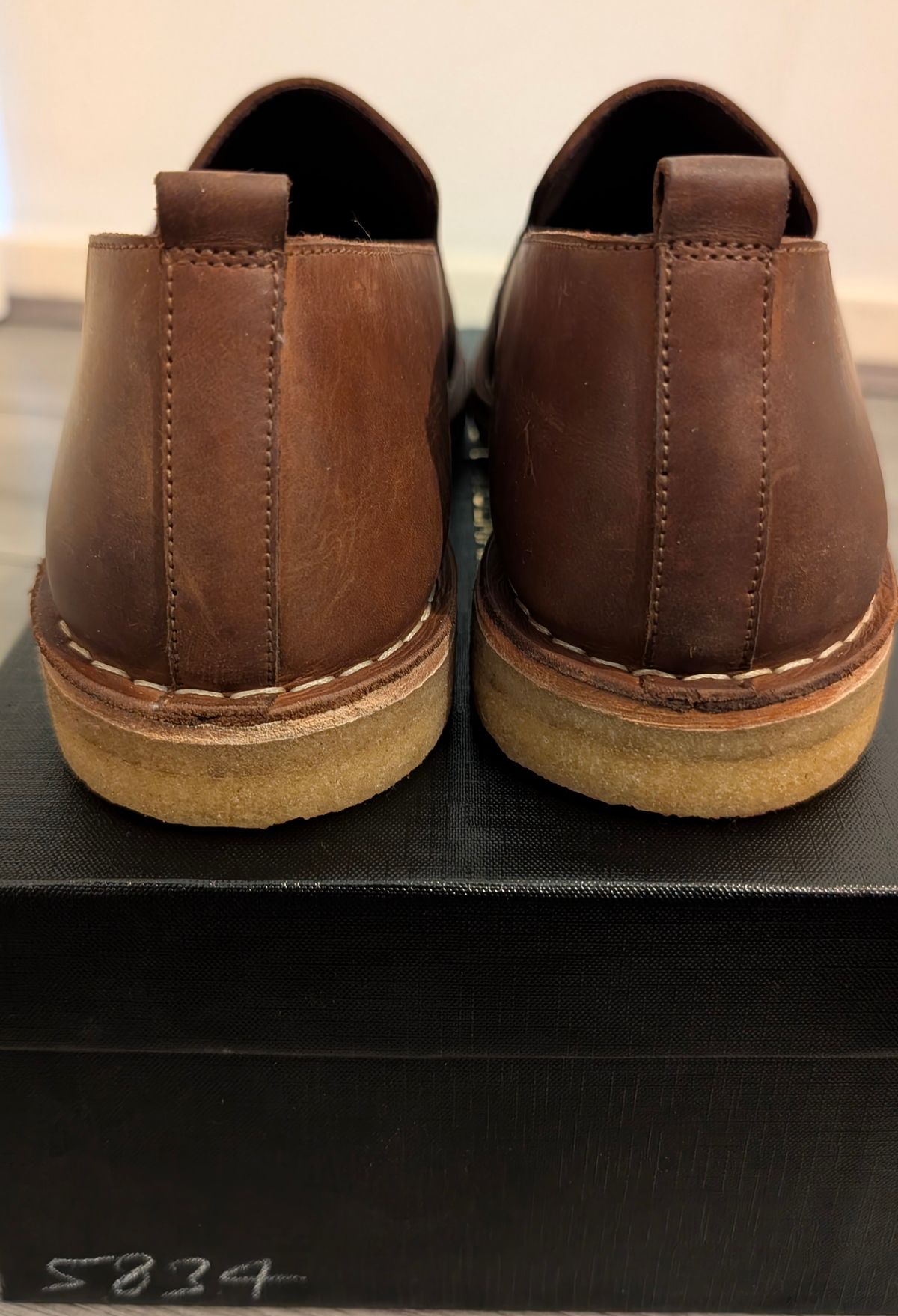 Photo by Yakkboot73 on June 9, 2025 of the Blkbrd Shoemaker Travers in Brown Pull Up.