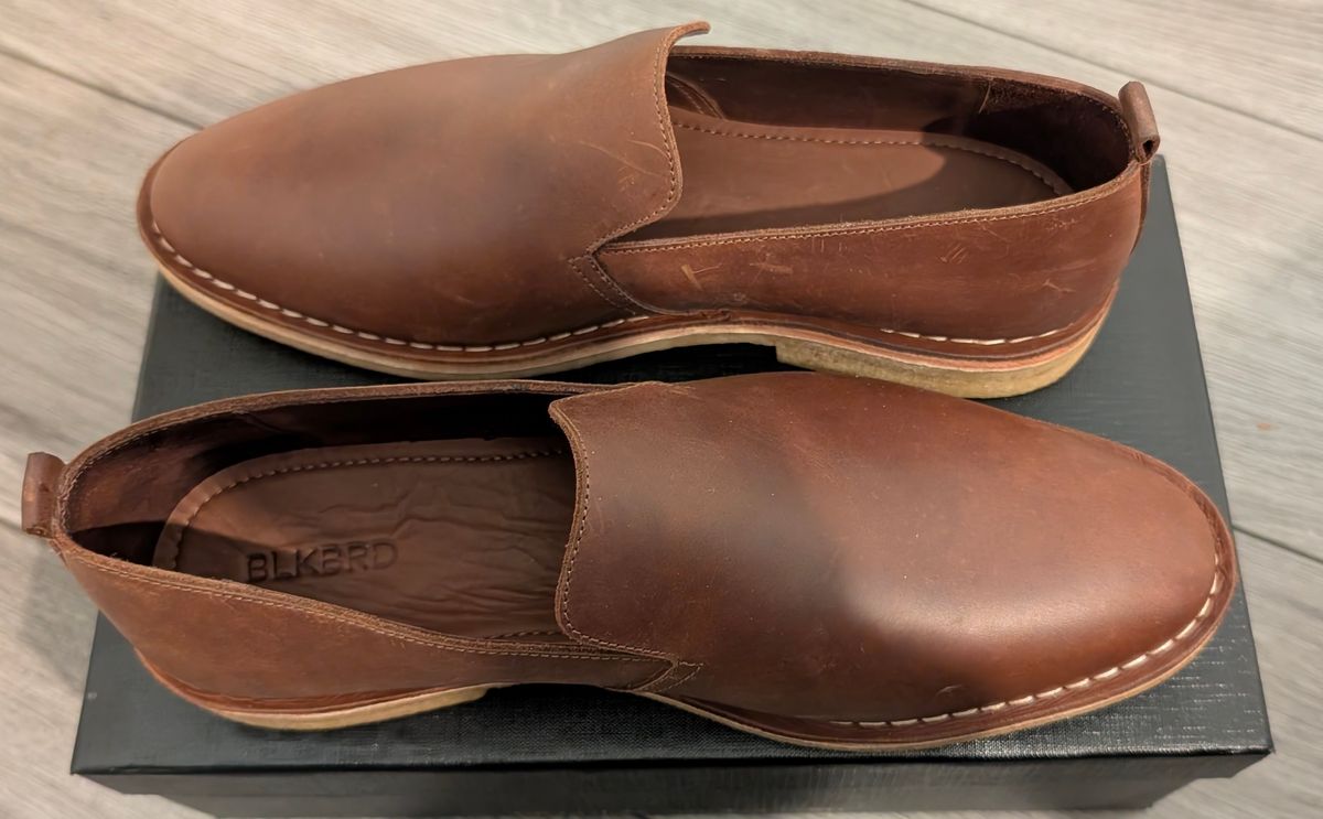 Photo by Yakkboot73 on June 9, 2025 of the Blkbrd Shoemaker Travers in Brown Pull Up.