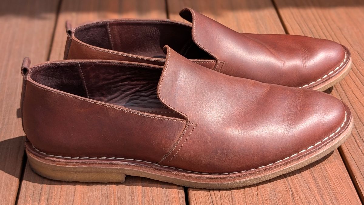 Photo by Yakkboot73 on July 5, 2025 of the Blkbrd Shoemaker Travers in Brown Pull Up.