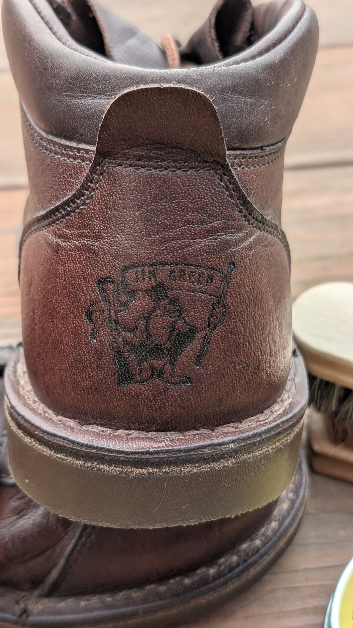 Photo by Yakkboot73 on January 12, 2025 of the Jim Green African Ranger in African Buffalo Skin.