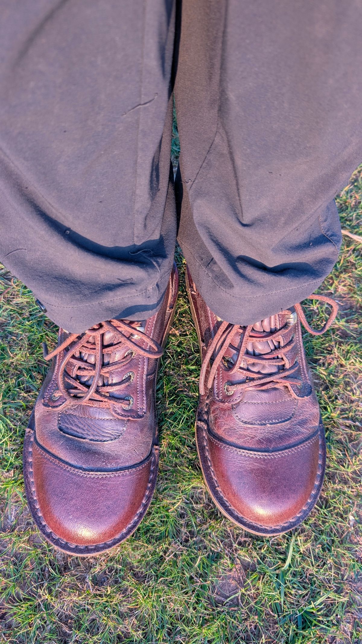 Photo by Yakkboot73 on April 5, 2025 of the Jim Green African Ranger in African Buffalo Skin.