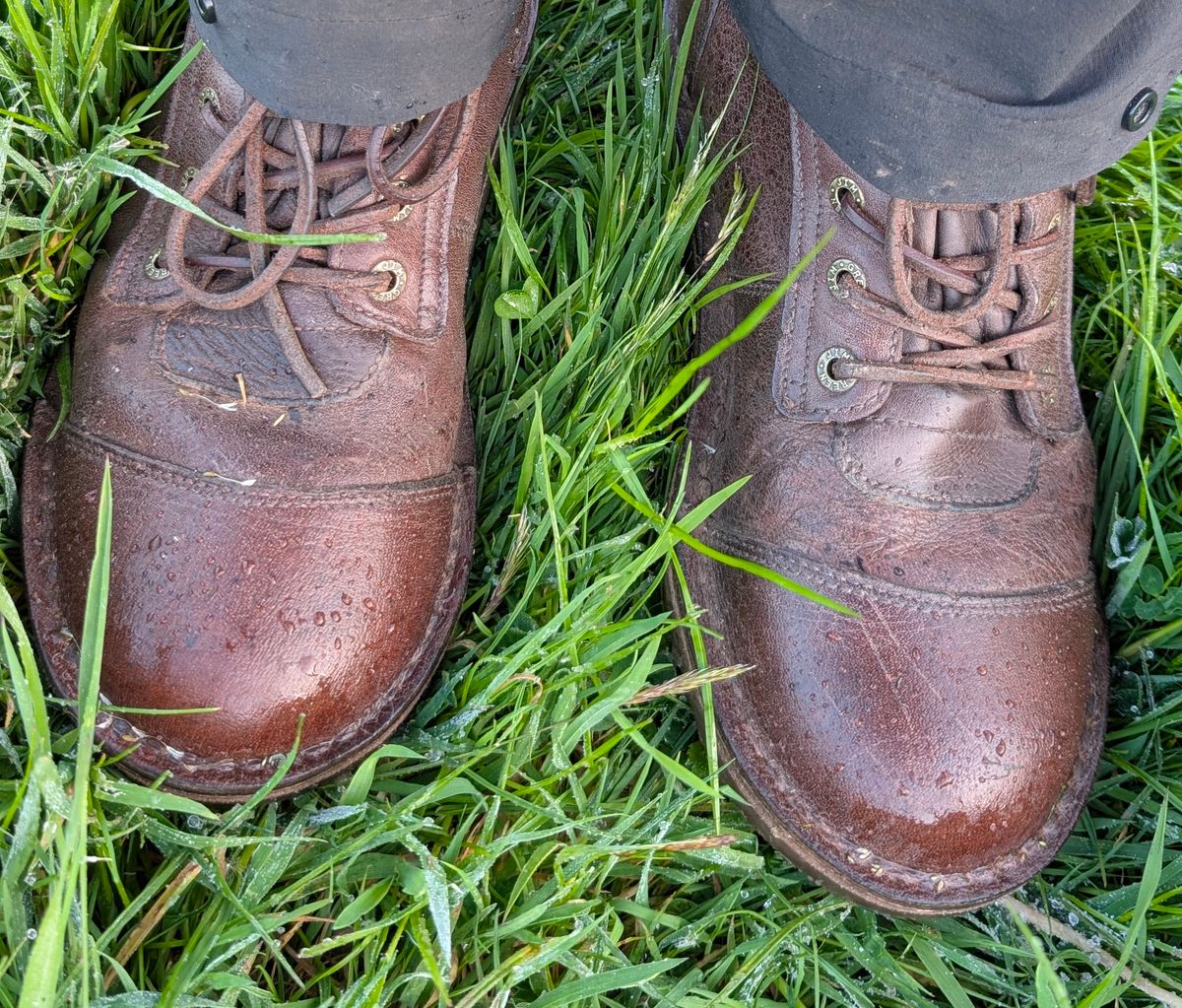 Photo by Yakkboot73 on May 5, 2025 of the Jim Green African Ranger in African Buffalo Skin.