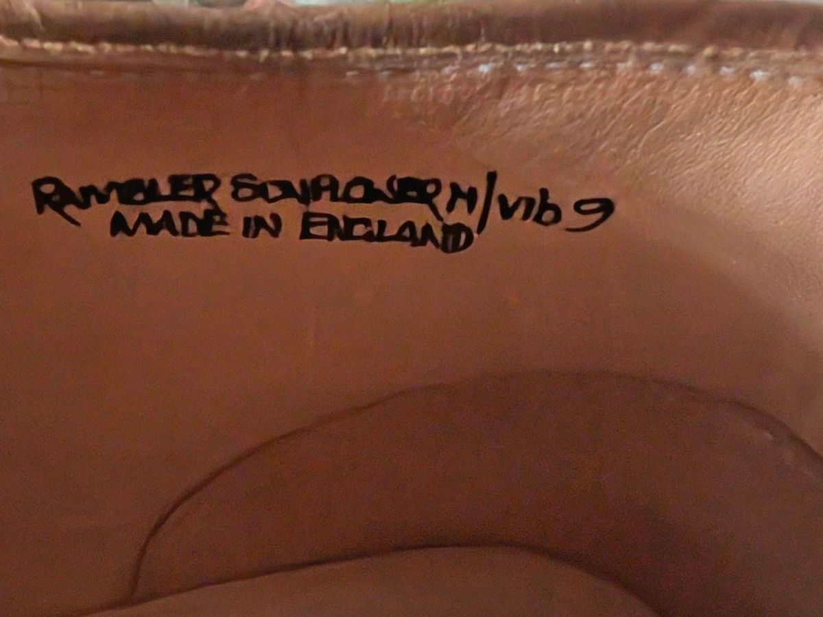 Photo by Yakkboot73 on March 5, 2026 of the Crown Northampton Everdon in Horween Sunflower Chromexcel.