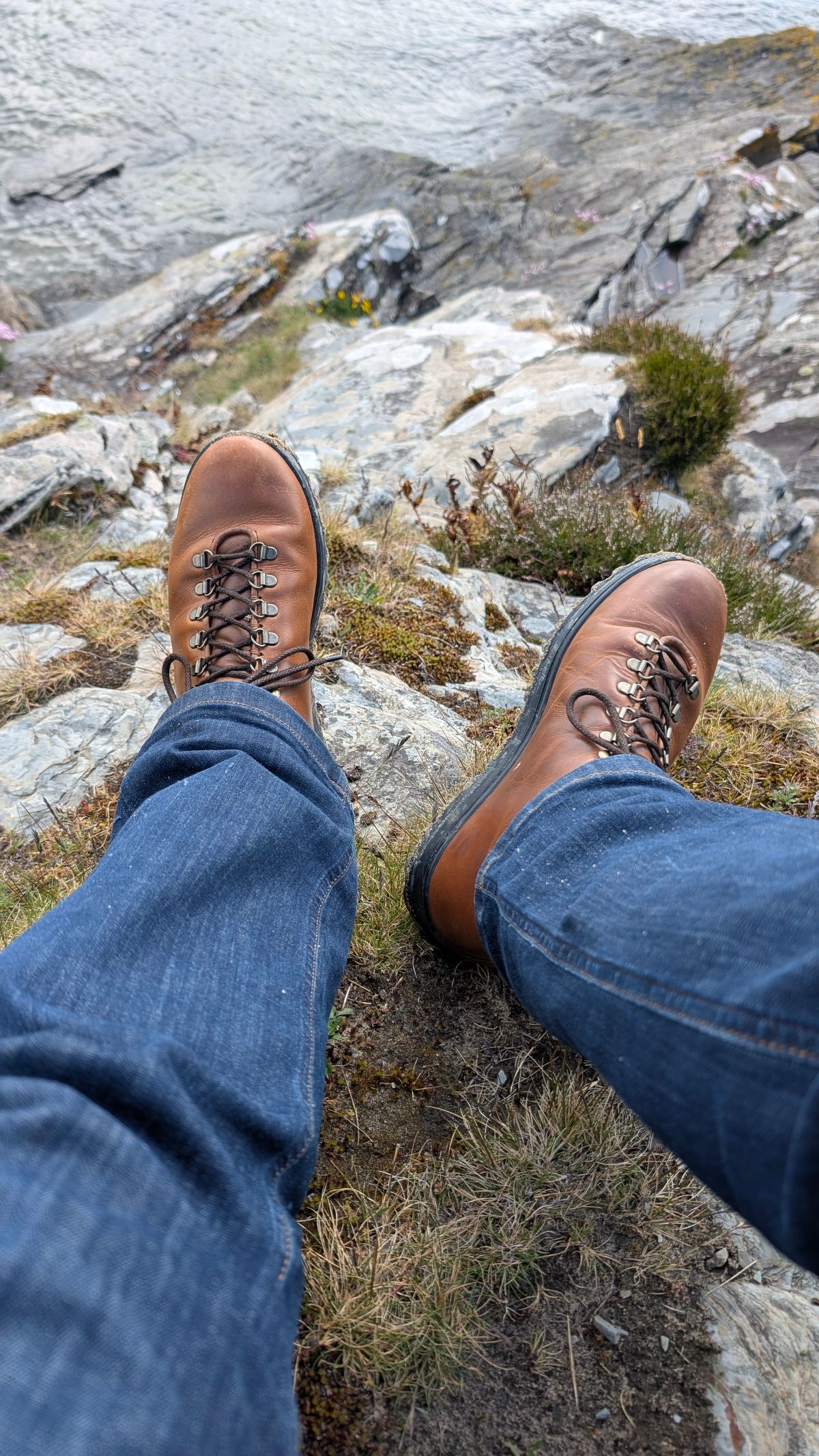 Photo by Yakkboot73 on May 17, 2026 of the Crown Northampton Everdon in Horween Sunflower Chromexcel.