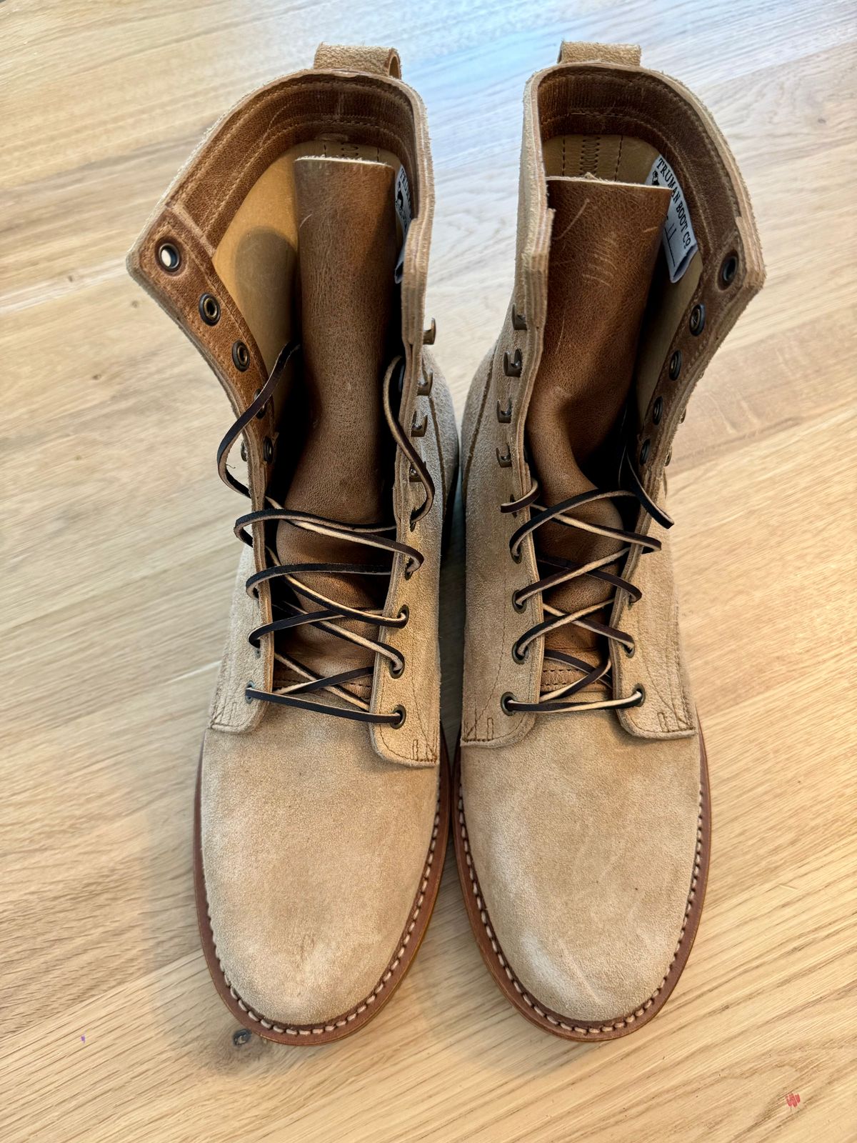 Photo by sickboy on July 16, 2024 of the Truman Upland Boot in Wooly Bully Roughout.