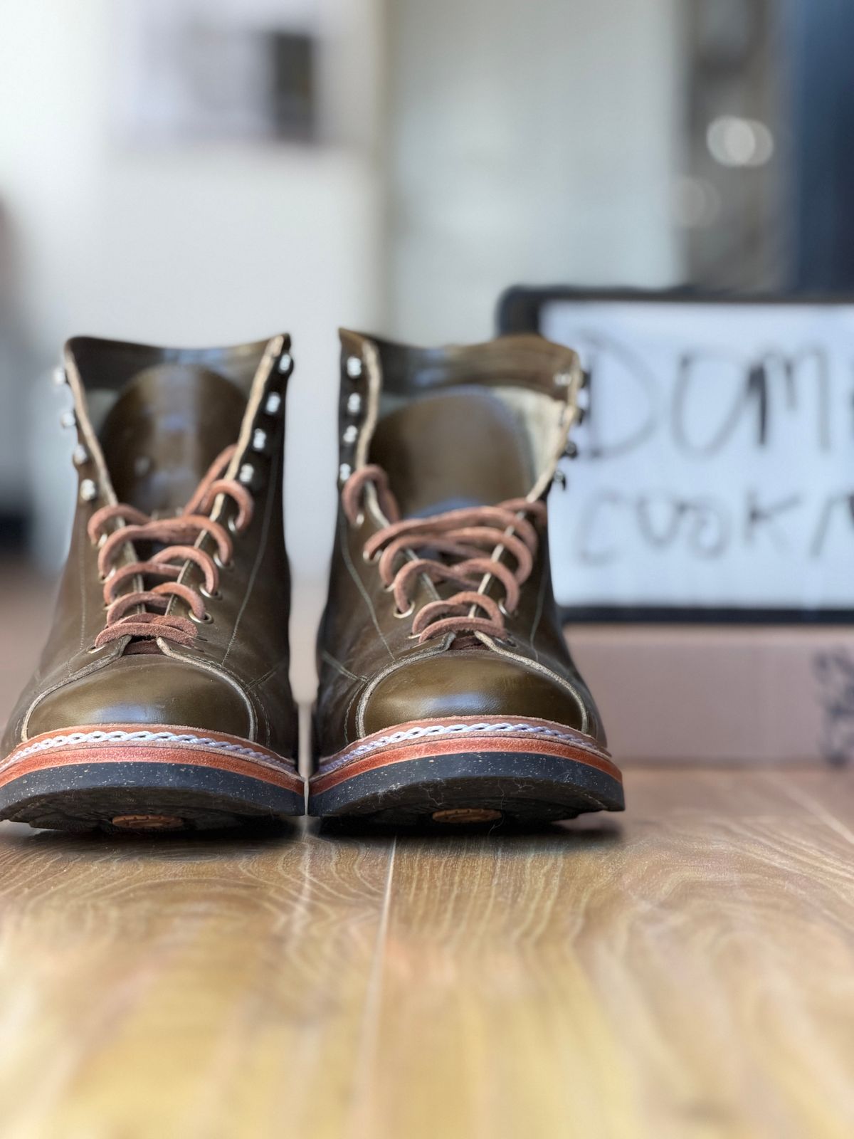 Photo by patinatimes on November 4, 2025 of the Junkard IMB 2 in Maryam Olive Horsebutt.