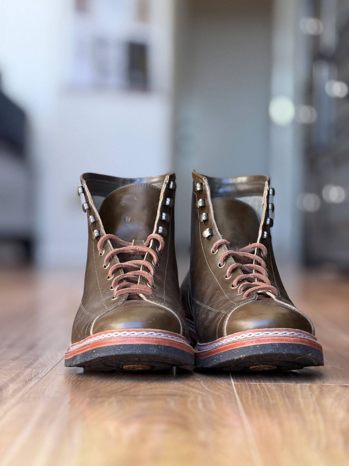 Photo by patinatimes on December 5, 2025 of the Junkard IMB 2 in Maryam Olive Horsebutt.