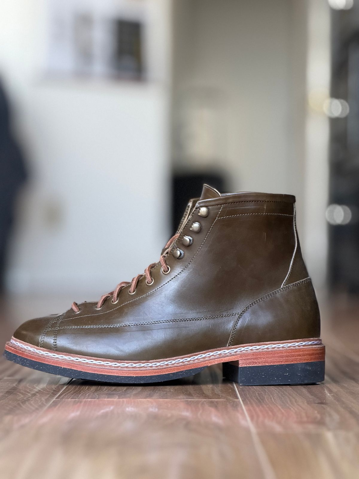 Photo by patinatimes on January 5, 2026 of the Junkard IMB 2 in Maryam Olive Horsebutt.