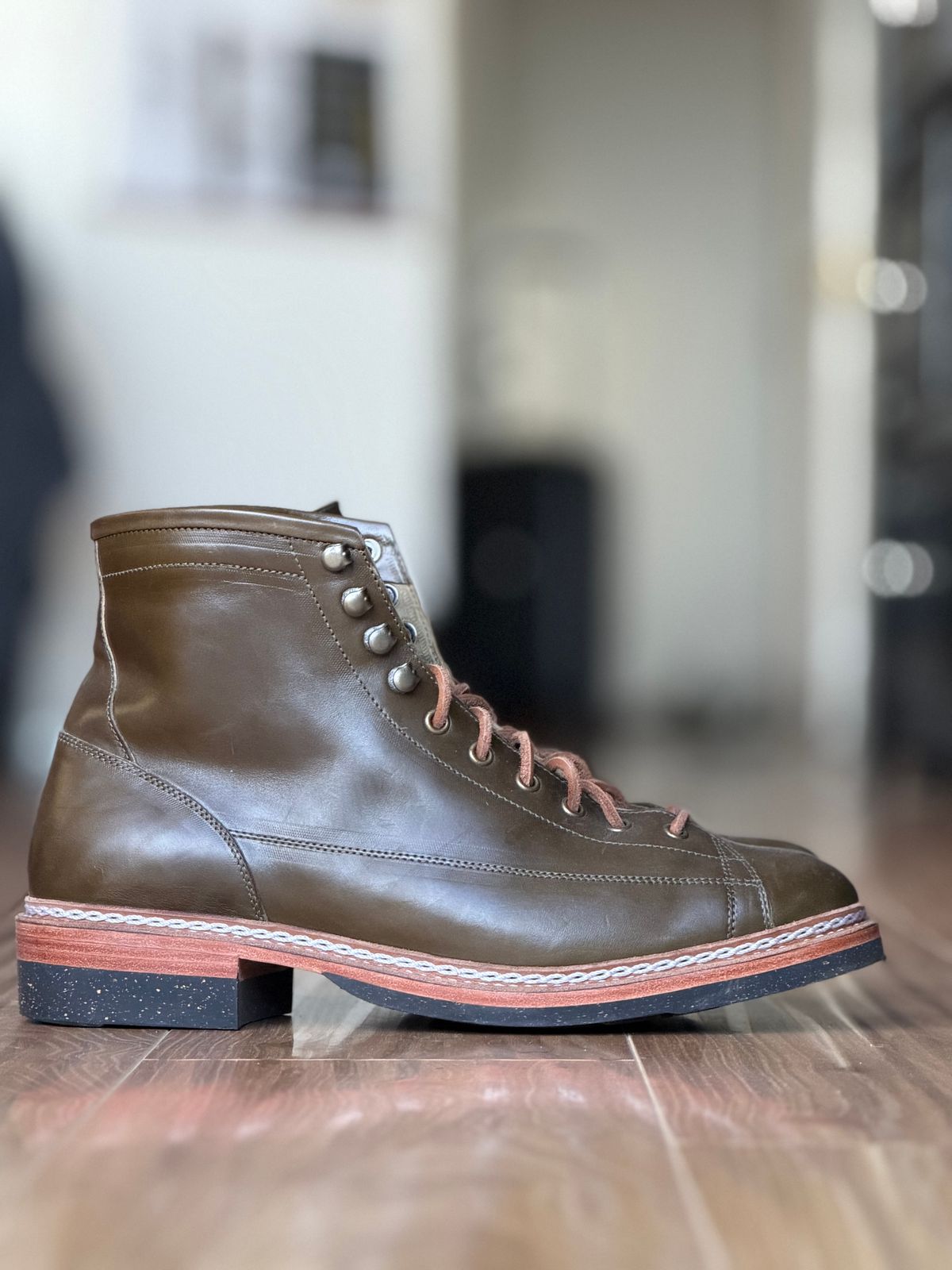 Photo by patinatimes on January 5, 2026 of the Junkard IMB 2 in Maryam Olive Horsebutt.