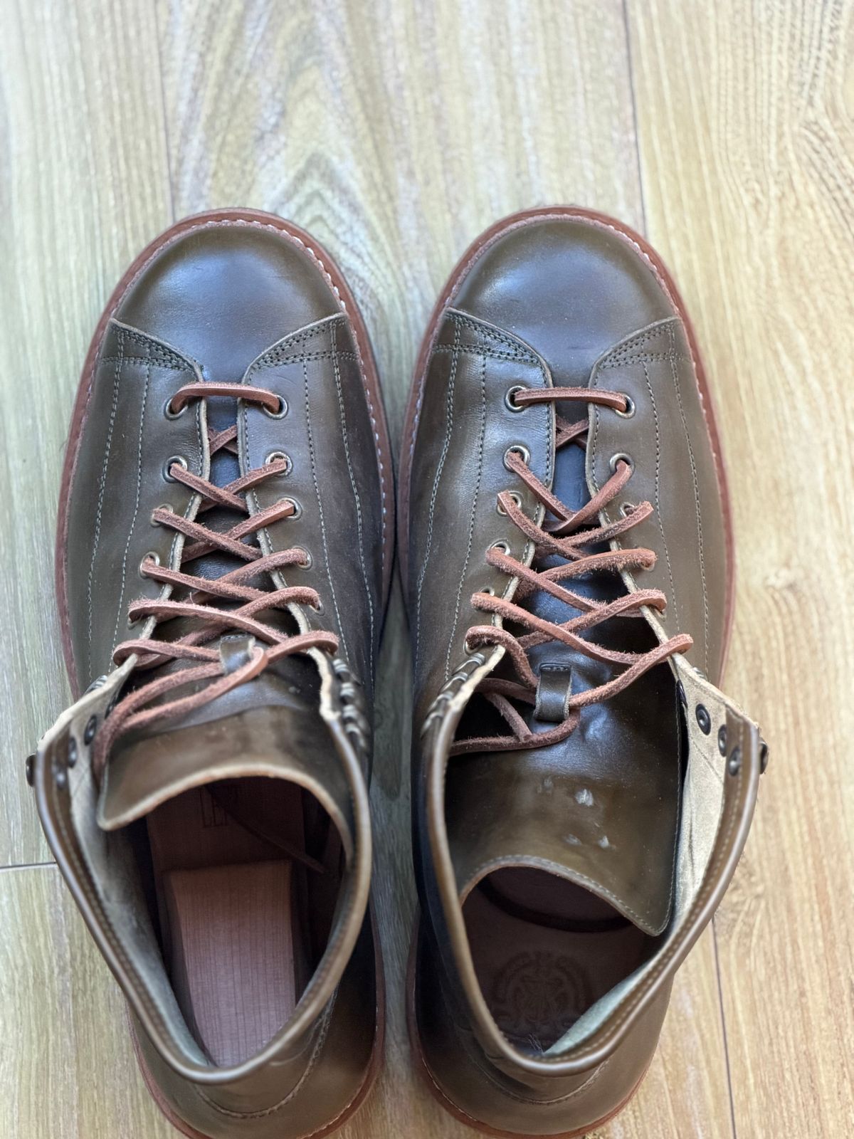 Photo by patinatimes on January 5, 2026 of the Junkard IMB 2 in Maryam Olive Horsebutt.