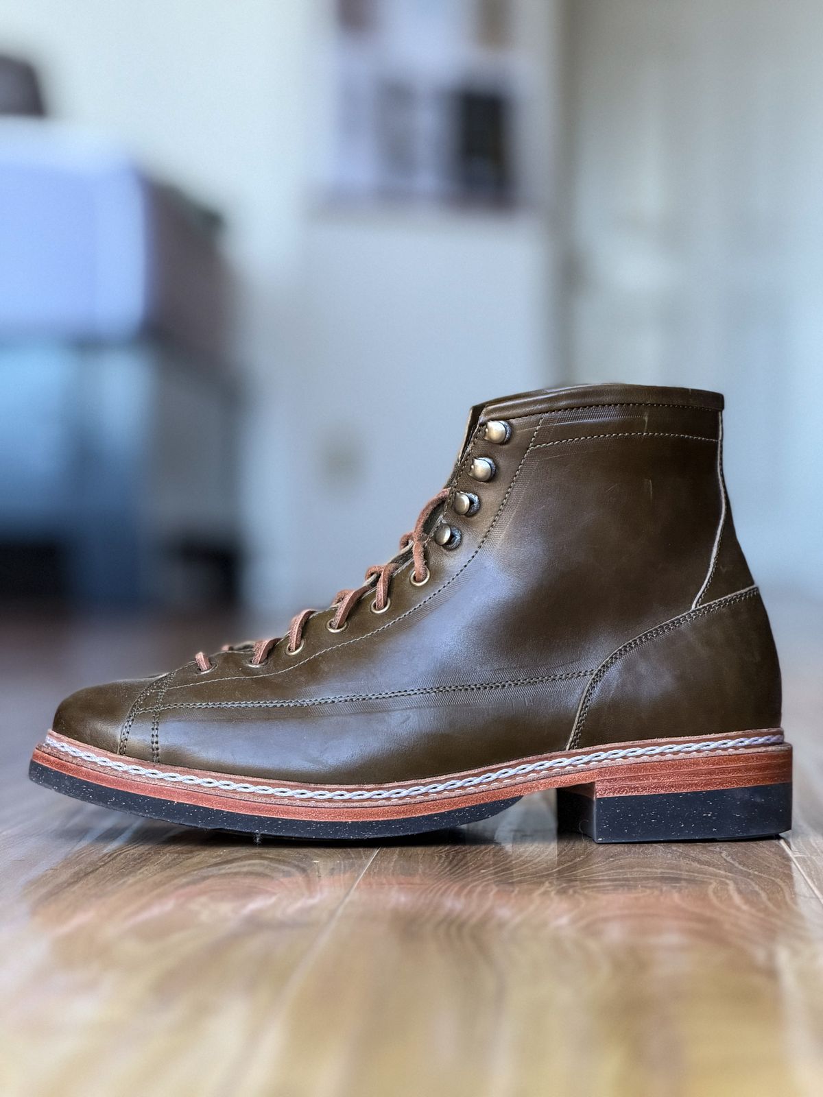 Photo by patinatimes on February 4, 2026 of the Junkard IMB 2 in Maryam Olive Horsebutt.