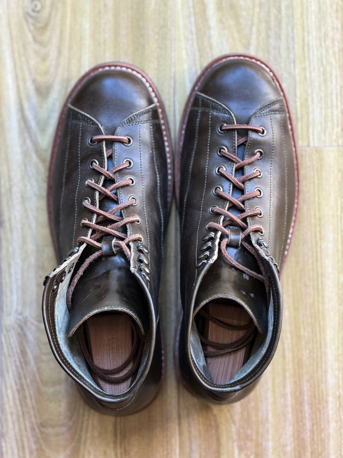 Photo by patinatimes on February 4, 2026 of the Junkard IMB 2 in Maryam Olive Horsebutt.