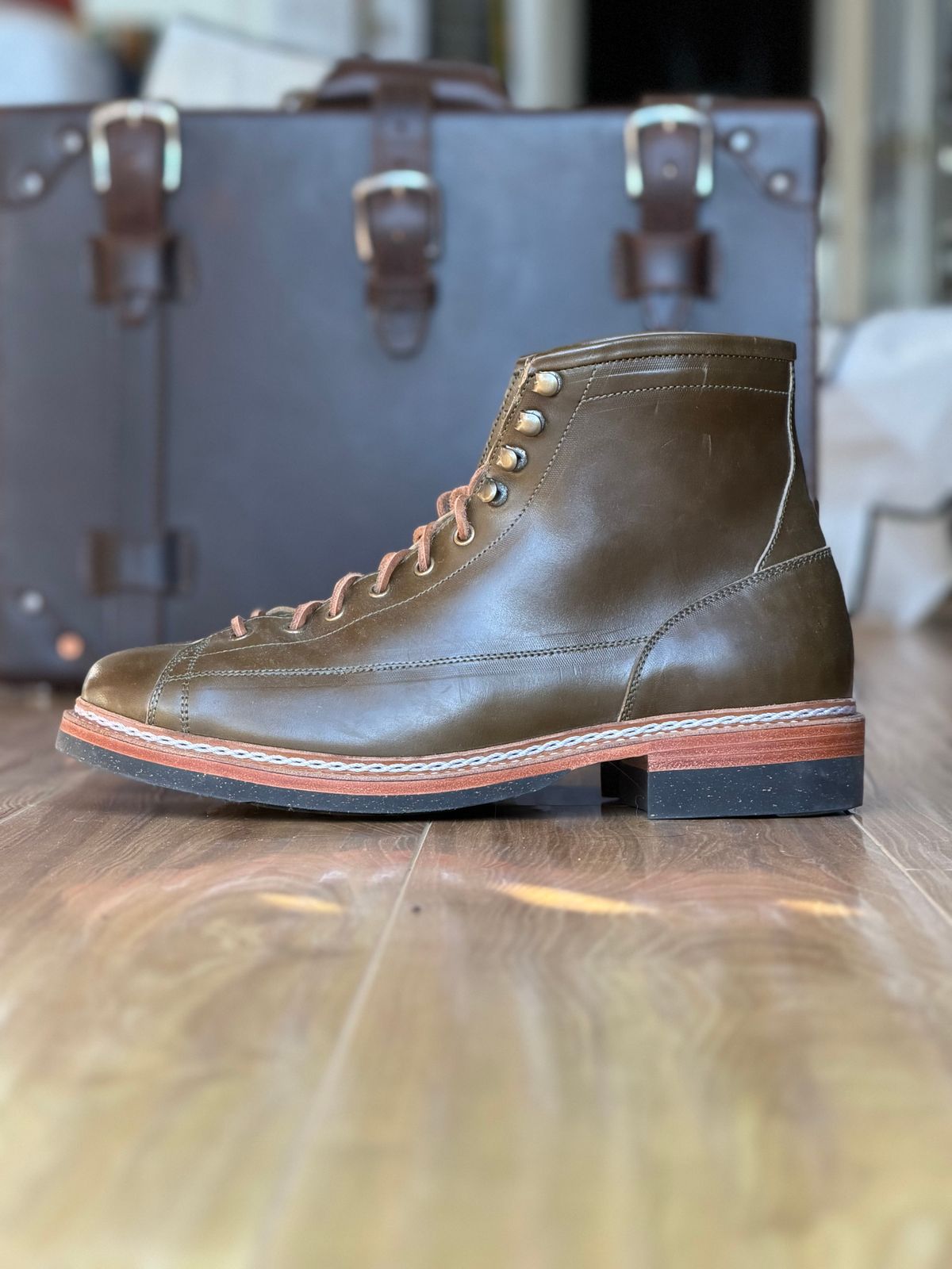 Photo by patinatimes on March 6, 2026 of the Junkard IMB 2 in Maryam Olive Horsebutt.