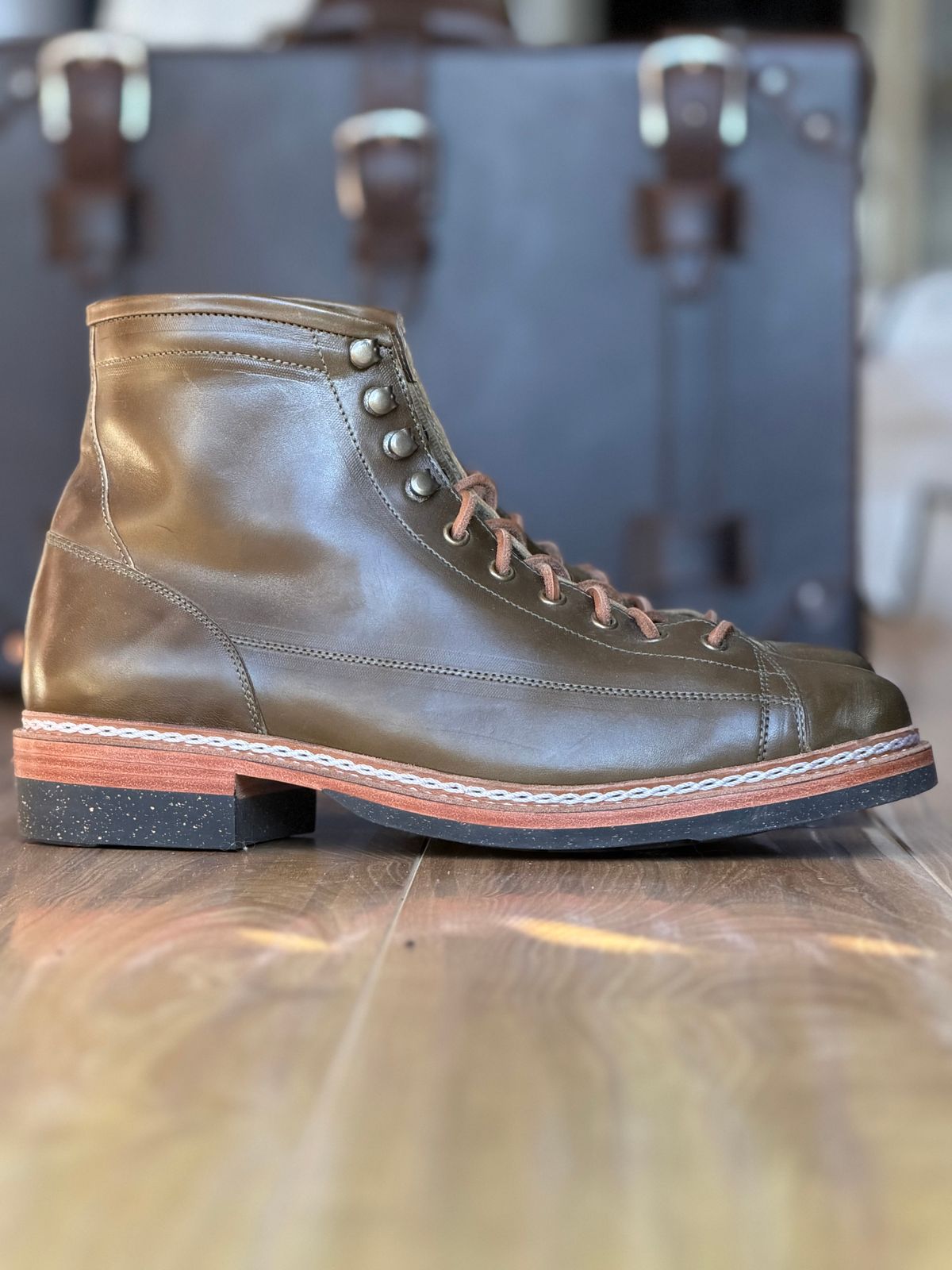 Photo by patinatimes on March 6, 2026 of the Junkard IMB 2 in Maryam Olive Horsebutt.