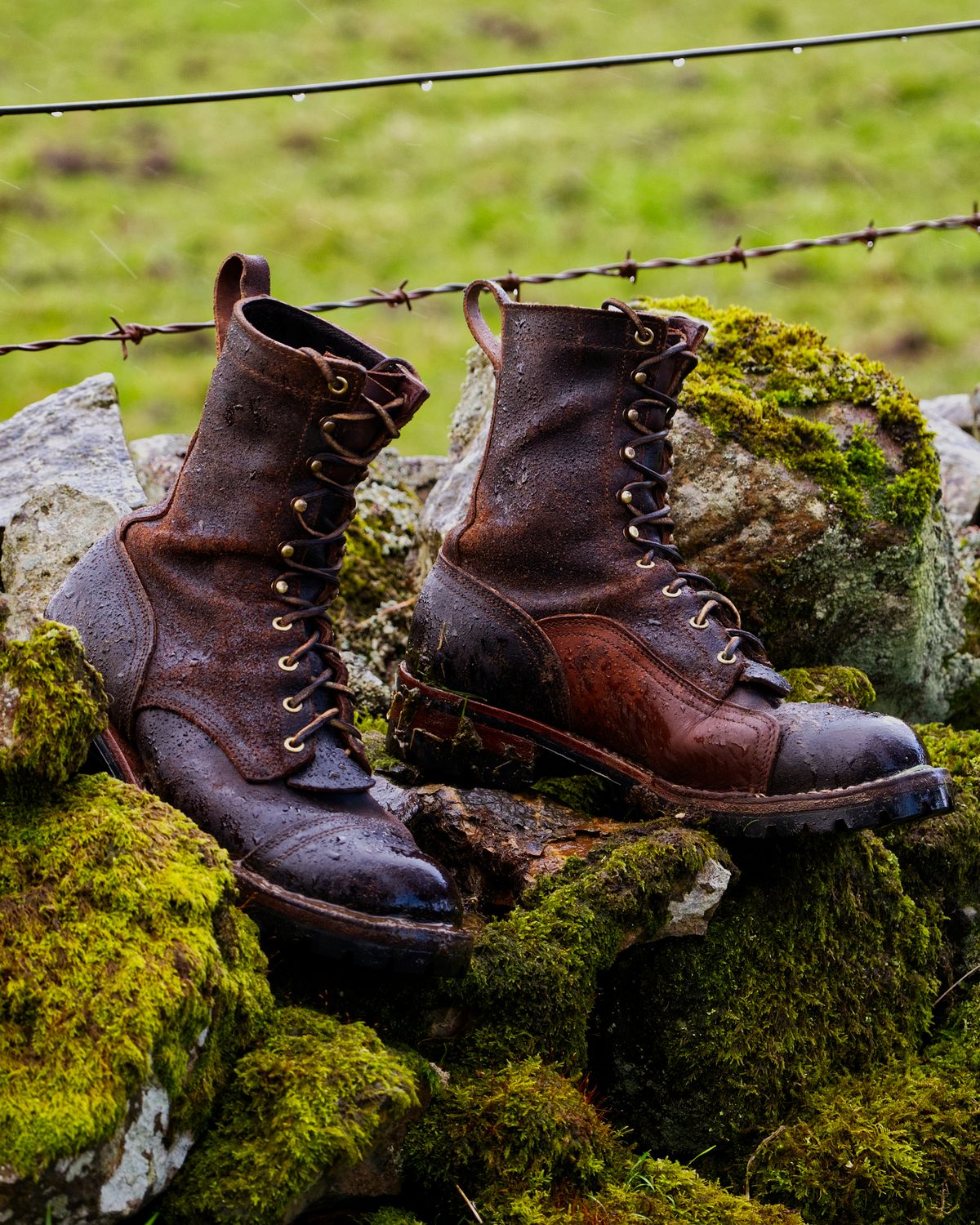 Photo by Call on March 11, 2026 of the Nicks x Rose Anvil ND1 in Horween Brown Waxed Flesh & Seidel 1964 Brown.