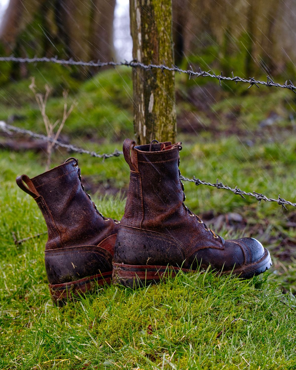 Photo by Call on March 11, 2026 of the Nicks x Rose Anvil ND1 in Horween Brown Waxed Flesh & Seidel 1964 Brown.