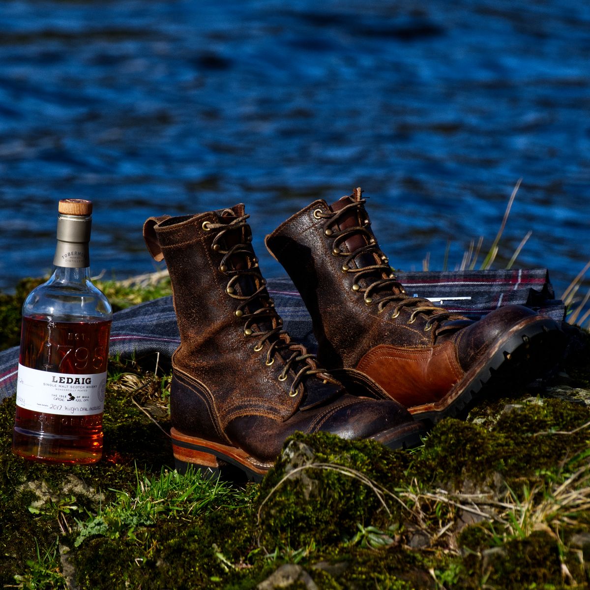 Photo by Call on March 14, 2026 of the Nicks x Rose Anvil ND1 in Horween Brown Waxed Flesh & Seidel 1964 Brown.