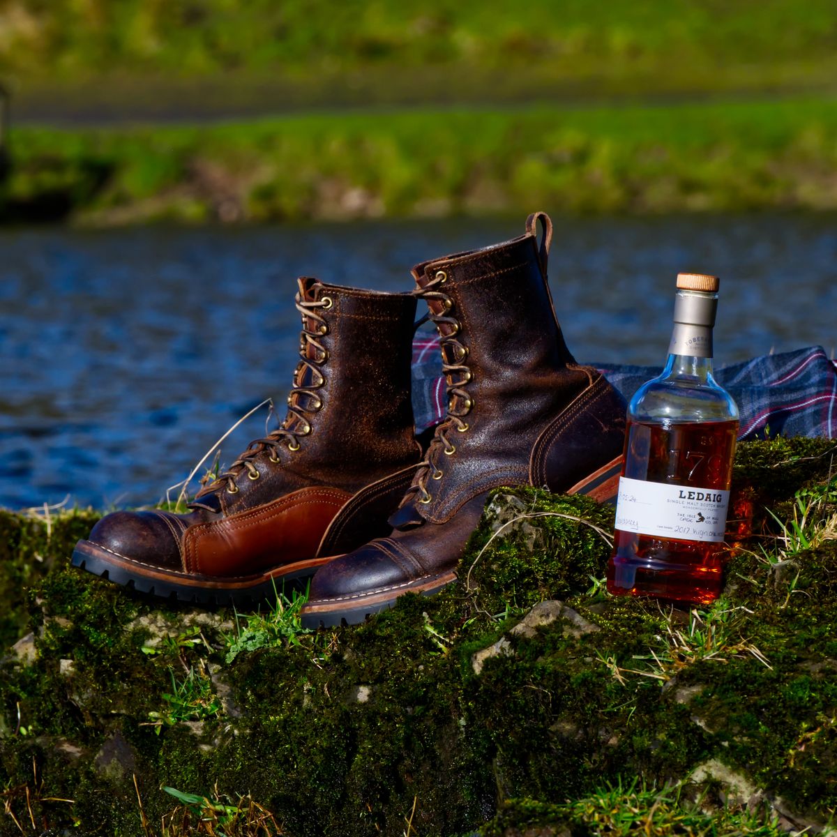 Photo by Call on March 14, 2026 of the Nicks x Rose Anvil ND1 in Horween Brown Waxed Flesh & Seidel 1964 Brown.