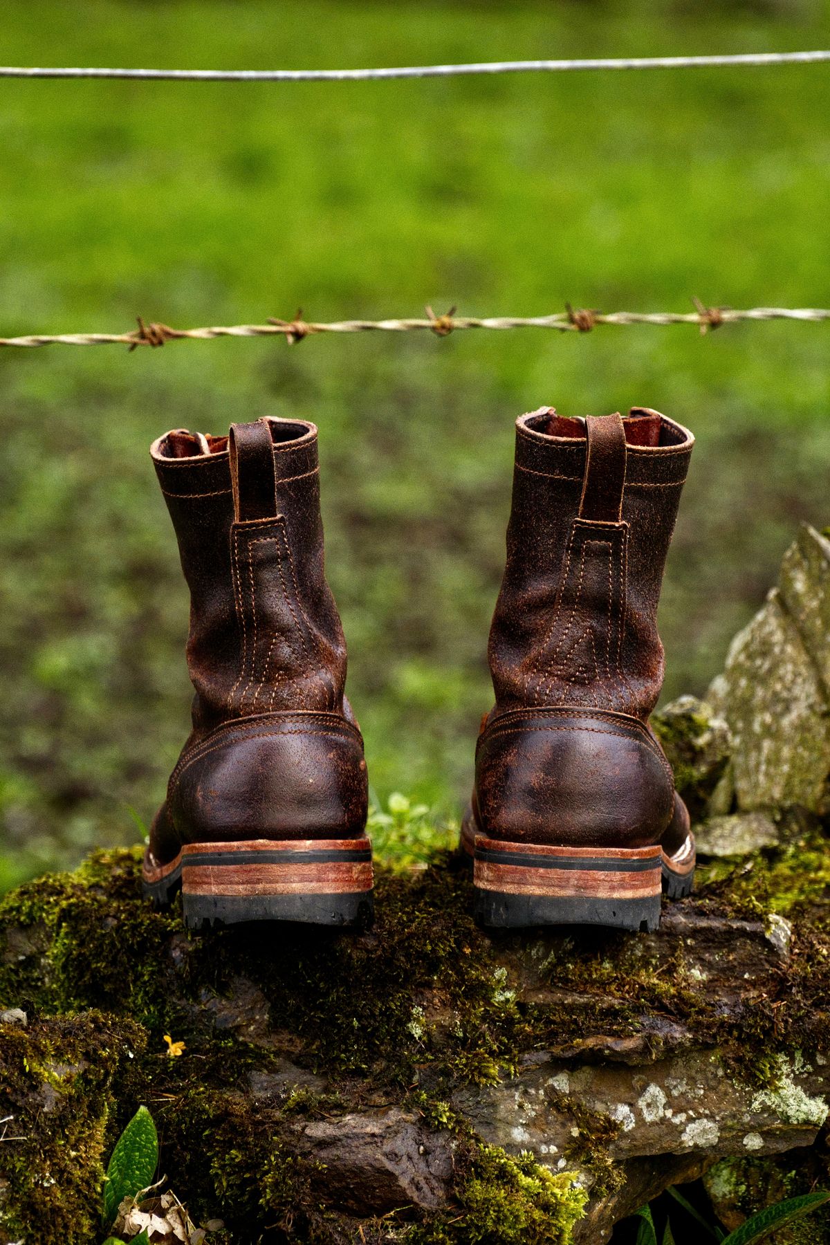 Photo by Call on April 3, 2026 of the Nicks x Rose Anvil ND1 in Horween Brown Waxed Flesh & Seidel 1964 Brown.