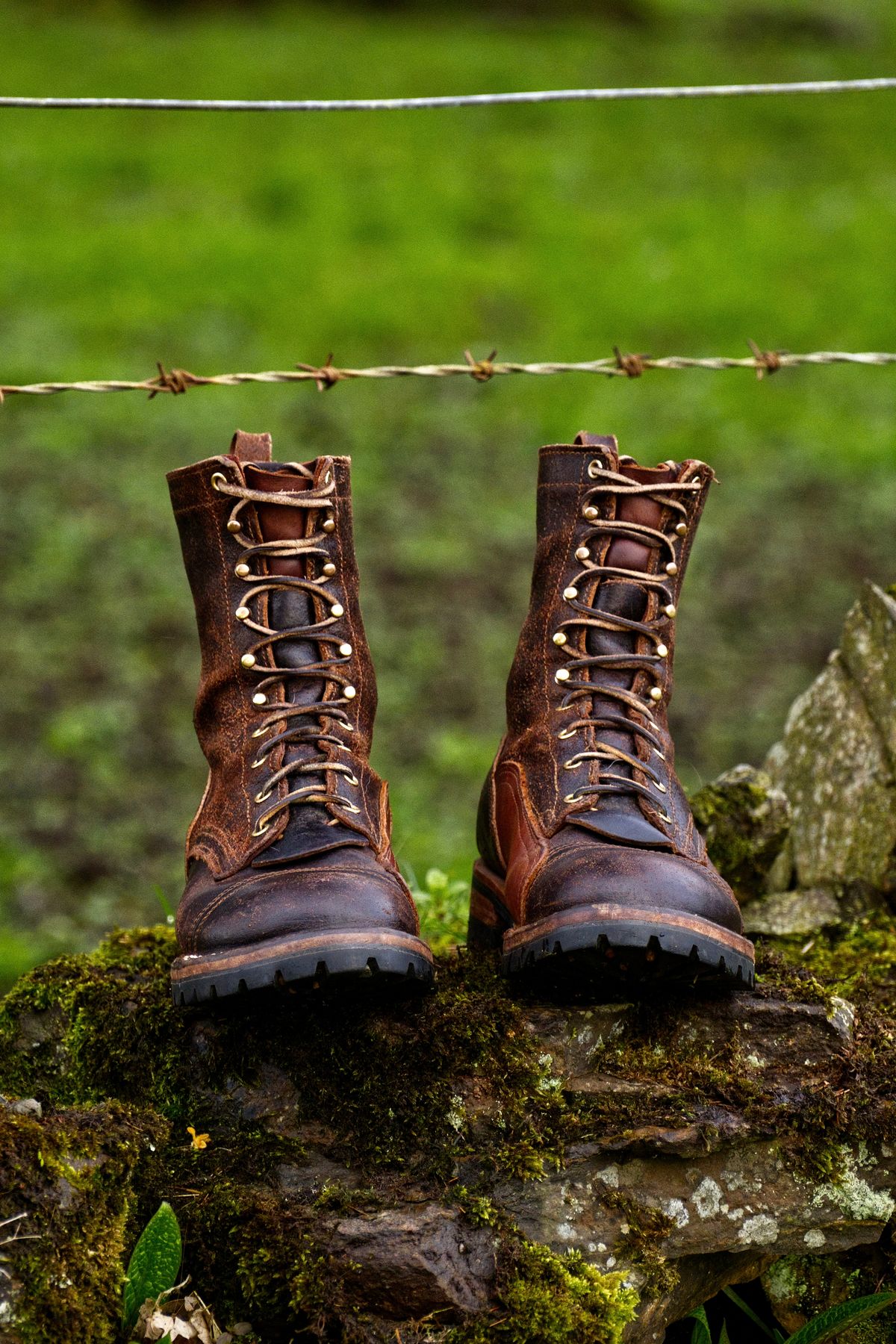 Photo by Call on April 3, 2026 of the Nicks x Rose Anvil ND1 in Horween Brown Waxed Flesh & Seidel 1964 Brown.