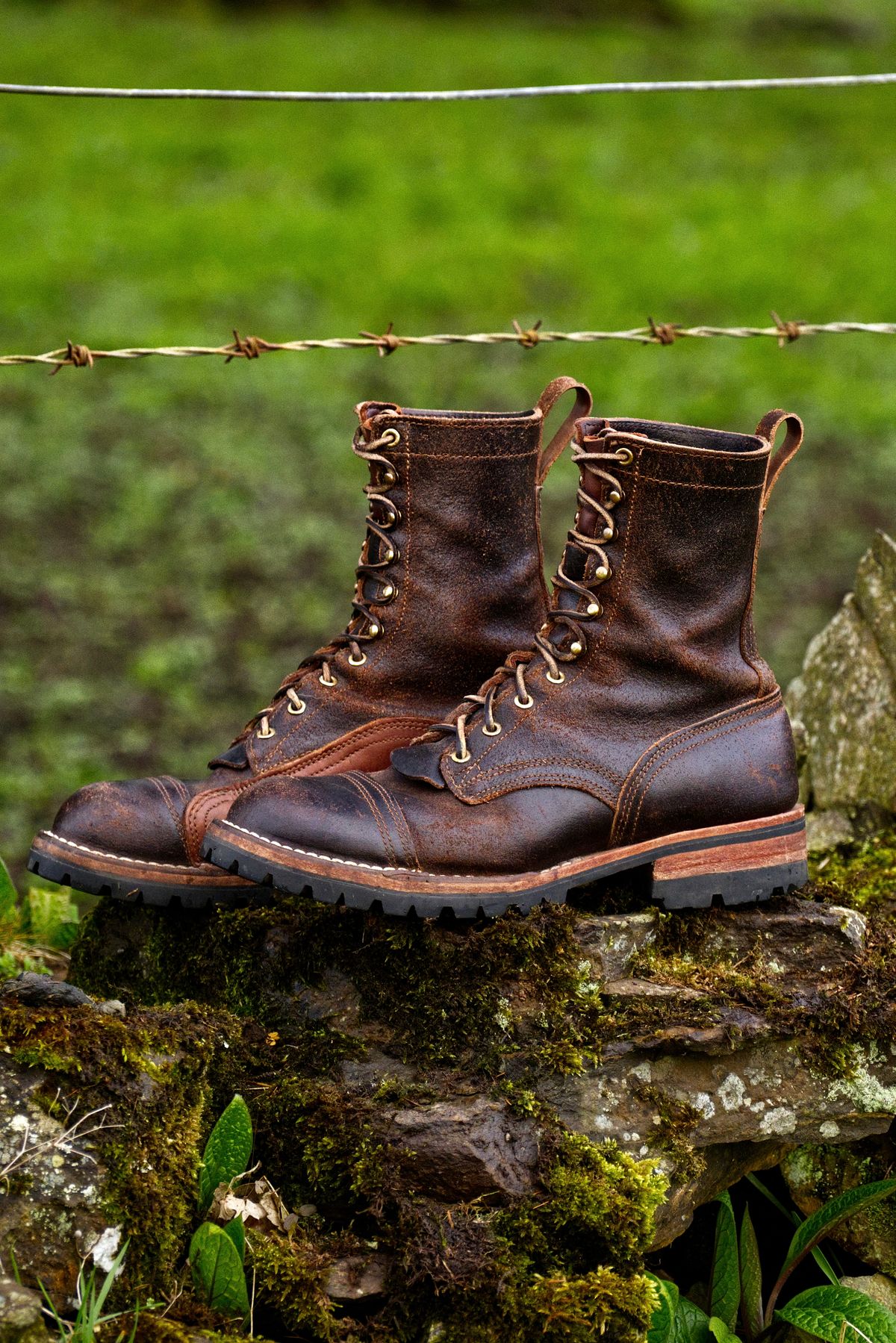 Photo by Call on April 3, 2026 of the Nicks x Rose Anvil ND1 in Horween Brown Waxed Flesh & Seidel 1964 Brown.