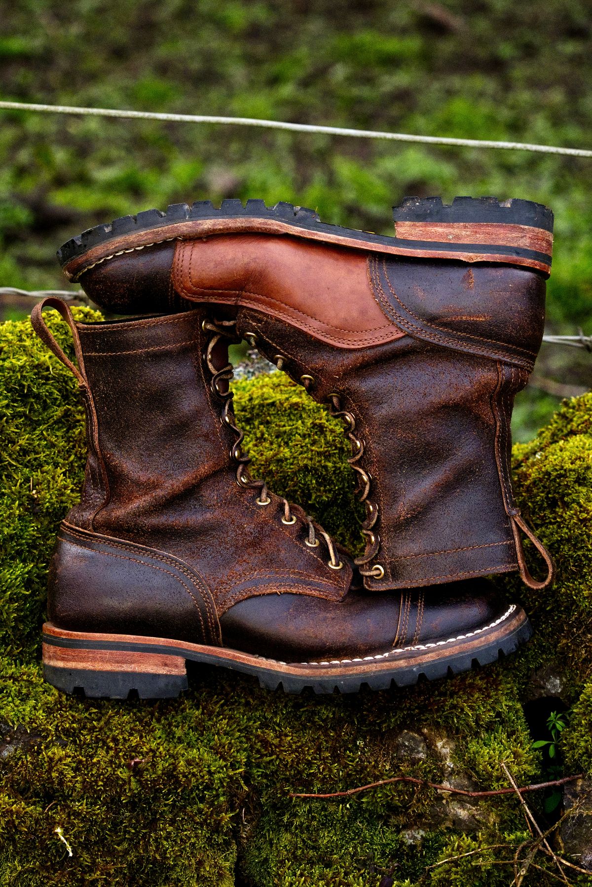 Photo by Call on April 3, 2026 of the Nicks x Rose Anvil ND1 in Horween Brown Waxed Flesh & Seidel 1964 Brown.