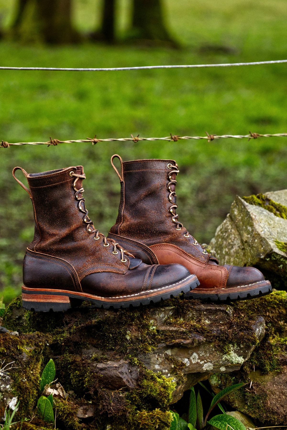 Photo by Call on April 3, 2026 of the Nicks x Rose Anvil ND1 in Horween Brown Waxed Flesh & Seidel 1964 Brown.