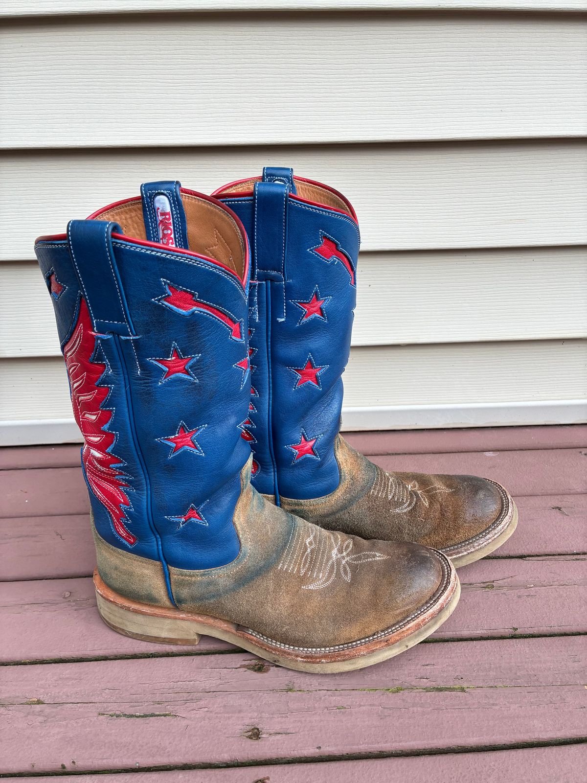 Photo by millerflite on January 5, 2026 of the Black Bear Brand X Rios Of Mercedes Freedom Of The West in Horween Marine Field Roughout.