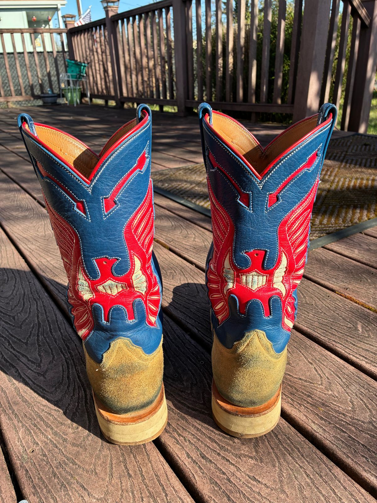 Photo by millerflite on March 2, 2026 of the Black Bear Brand X Rios Of Mercedes Freedom Of The West in Horween Marine Field Roughout.