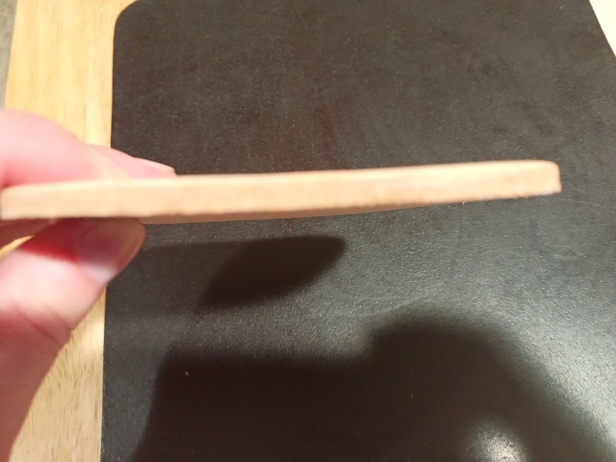 Photo by DaddyBootsEsquire on October 1, 2025 of the Nicks Coaster in Wickett & Craig Natural Veg Tan.