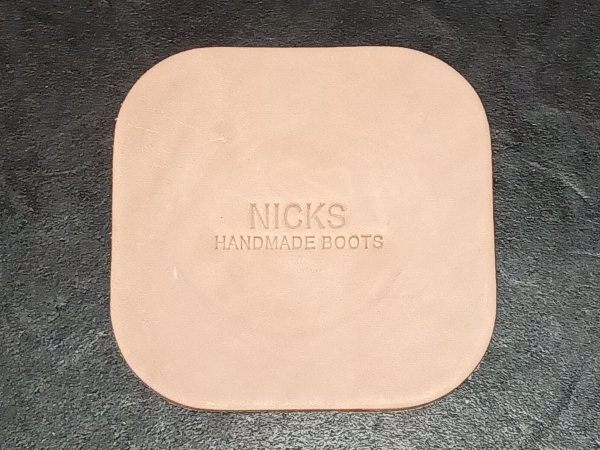 Photo by DaddyBootsEsquire on March 5, 2026 of the Nicks Coaster in Wickett & Craig Natural Veg Tan.