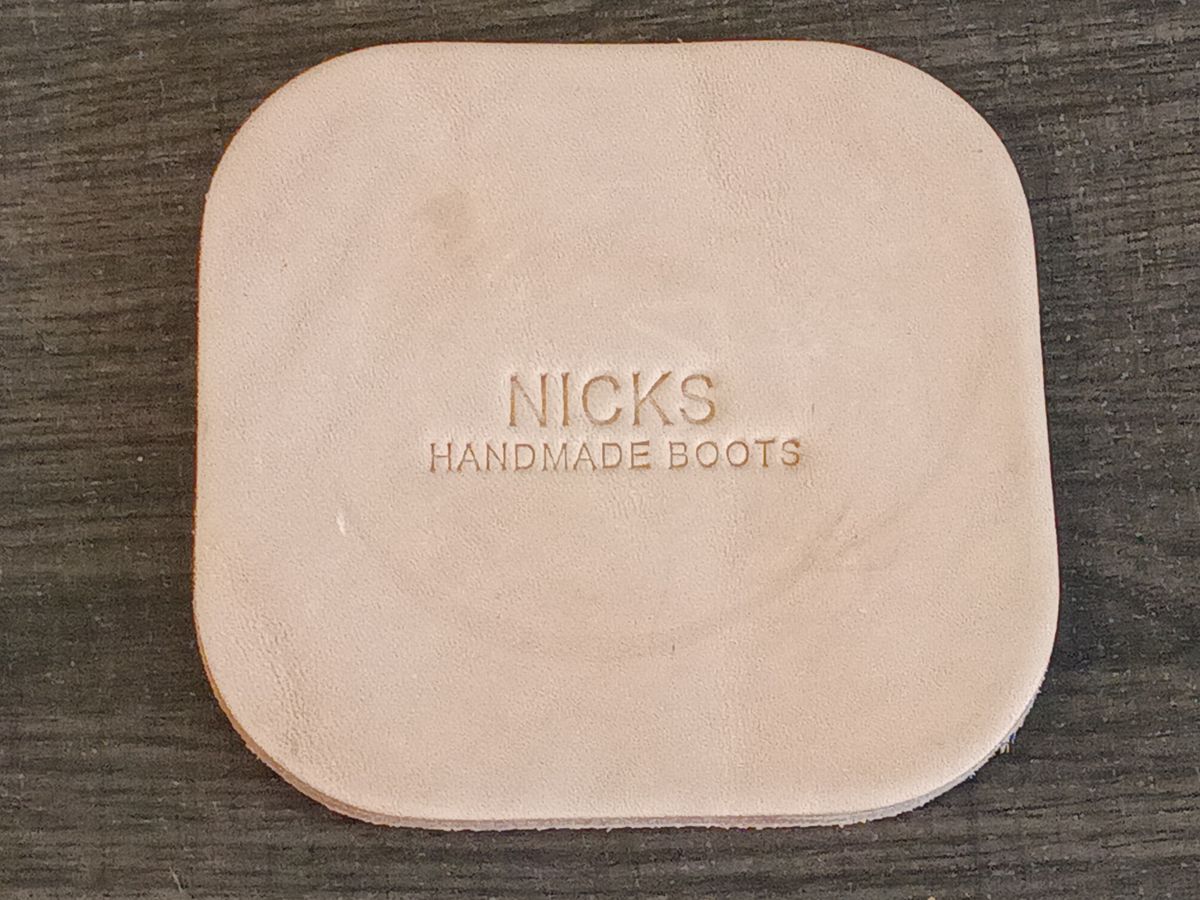 Photo by DaddyBootsEsquire on April 3, 2026 of the Nicks Coaster in Wickett & Craig Natural Veg Tan.