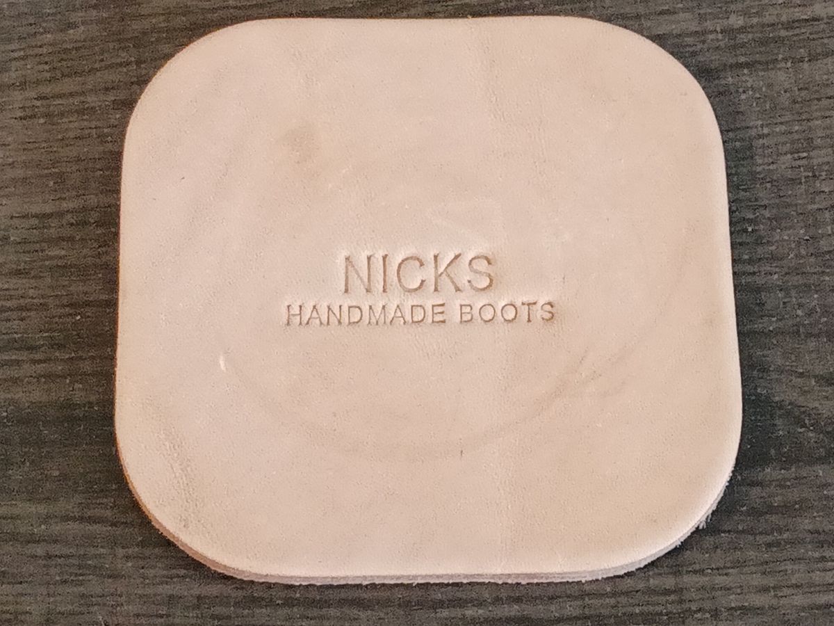 Photo by DaddyBootsEsquire on April 3, 2026 of the Nicks Coaster in Wickett & Craig Natural Veg Tan.