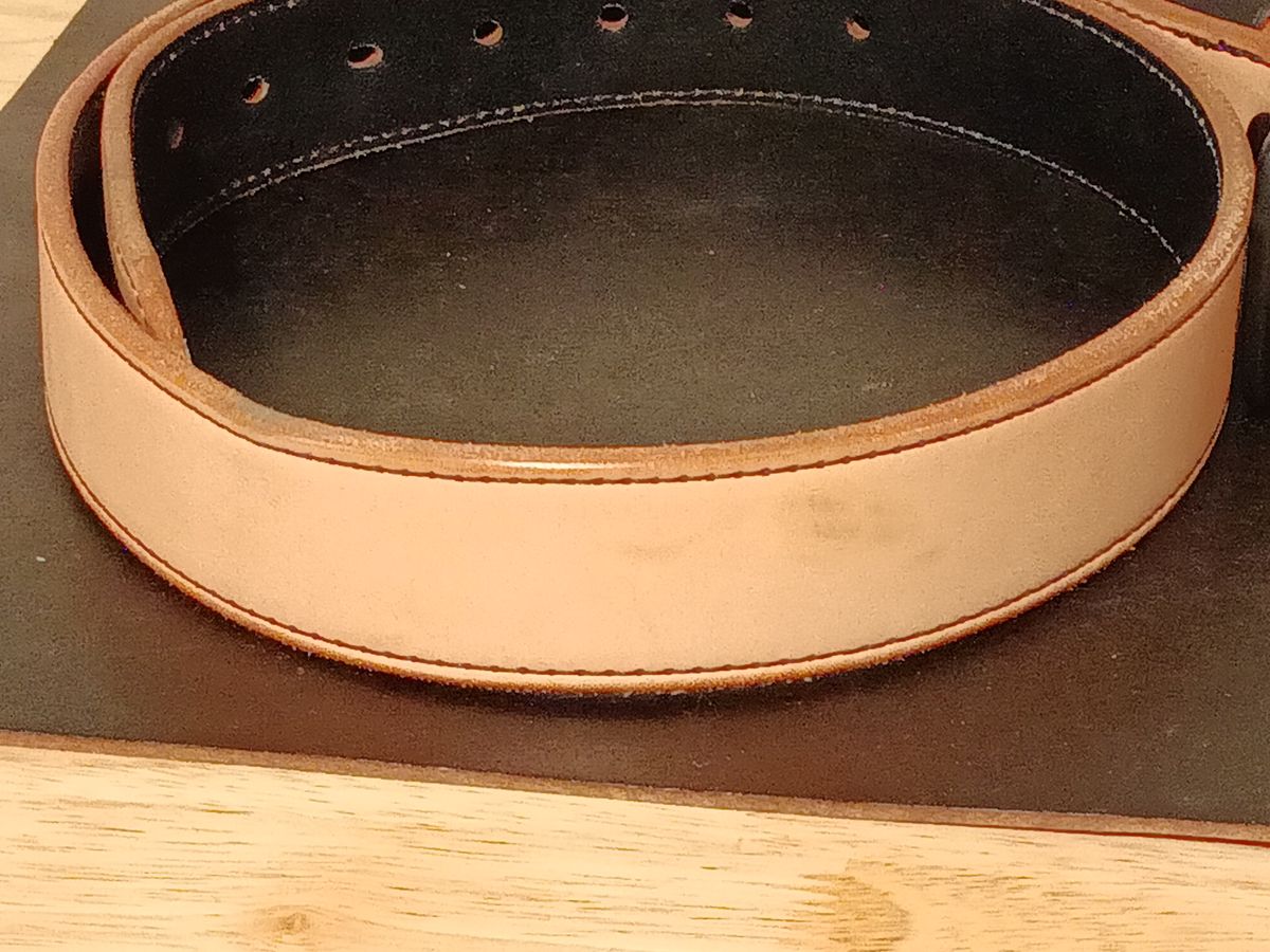 Photo by DaddyBootsEsquire on March 5, 2026 of the Nicks Natural Veg Tan Blackout - Stitched in Wickett & Craig Natural Veg Tan.