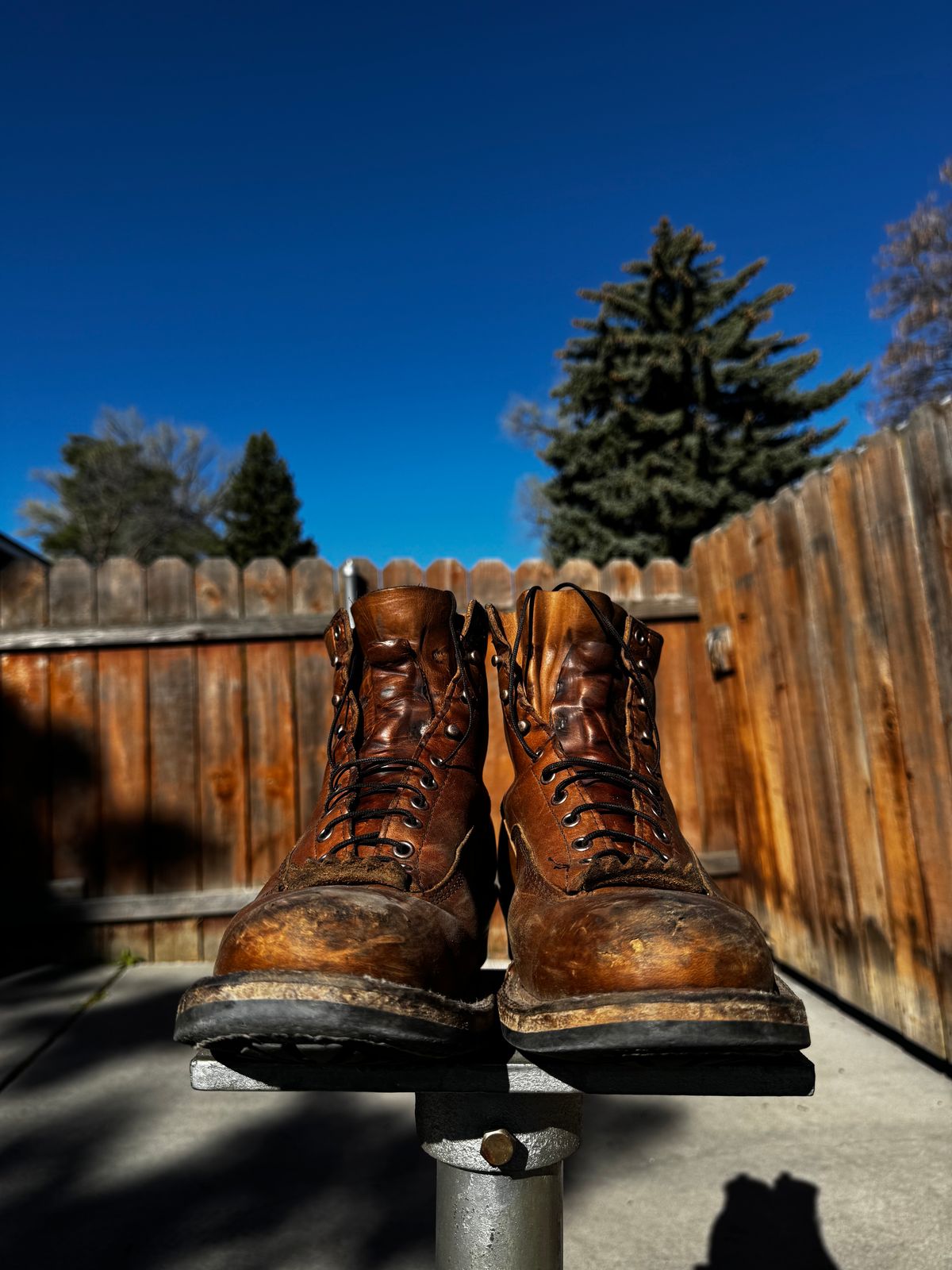 Photo by radkyle on April 4, 2026 of the White's 350 Cutter in Horween Natural Chromexcel.