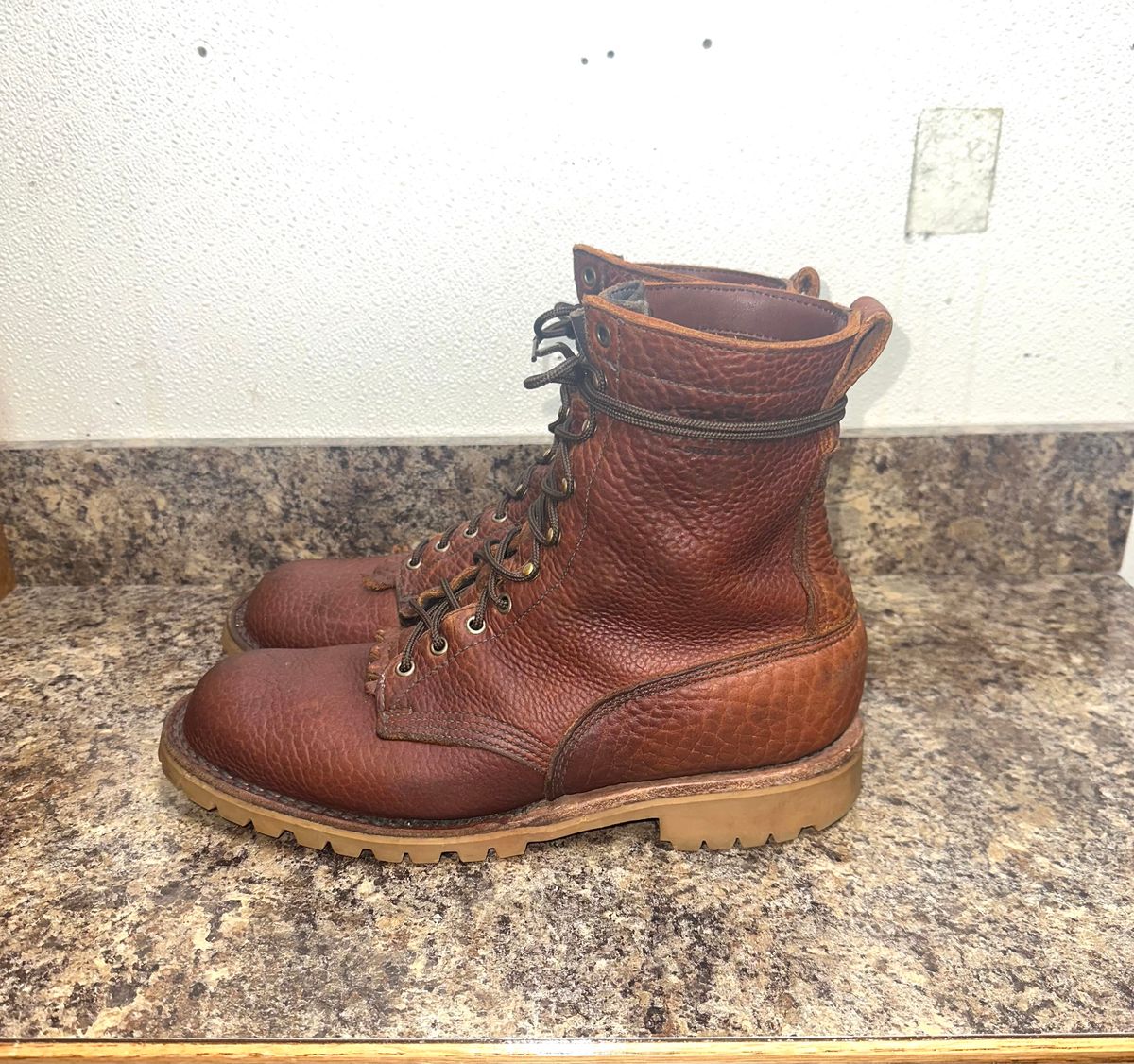Photo by BigStryke on October 5, 2025 of the JK Boots Forefront in Bison Smooth.