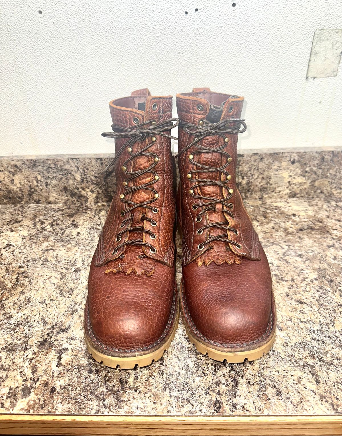 Photo by BigStryke on October 5, 2025 of the JK Boots Forefront in Bison Smooth.