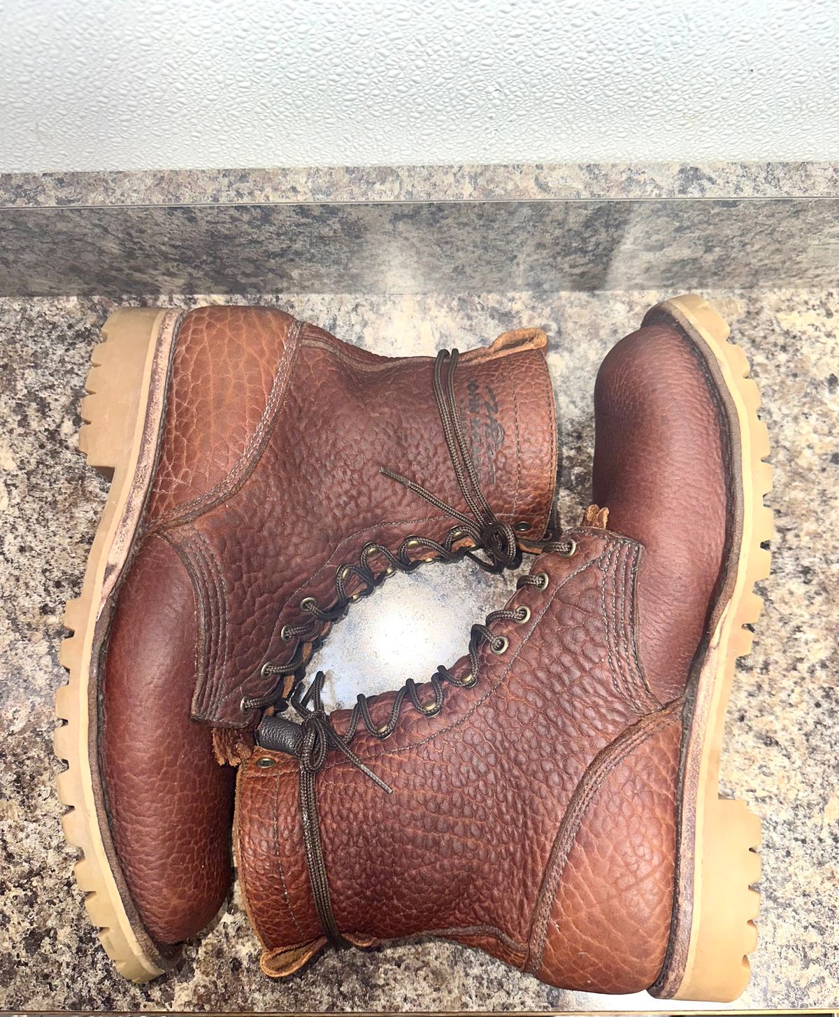 Photo by BigStryke on October 5, 2025 of the JK Boots Forefront in Bison Smooth.
