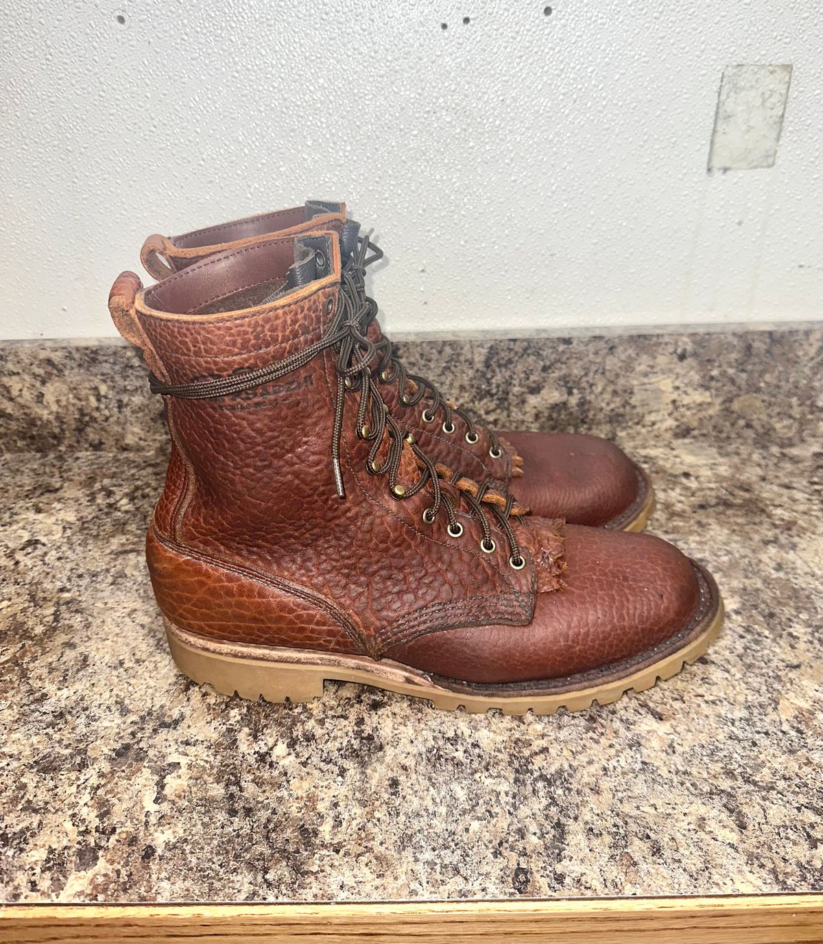 Photo by BigStryke on October 5, 2025 of the JK Boots Forefront in Bison Smooth.