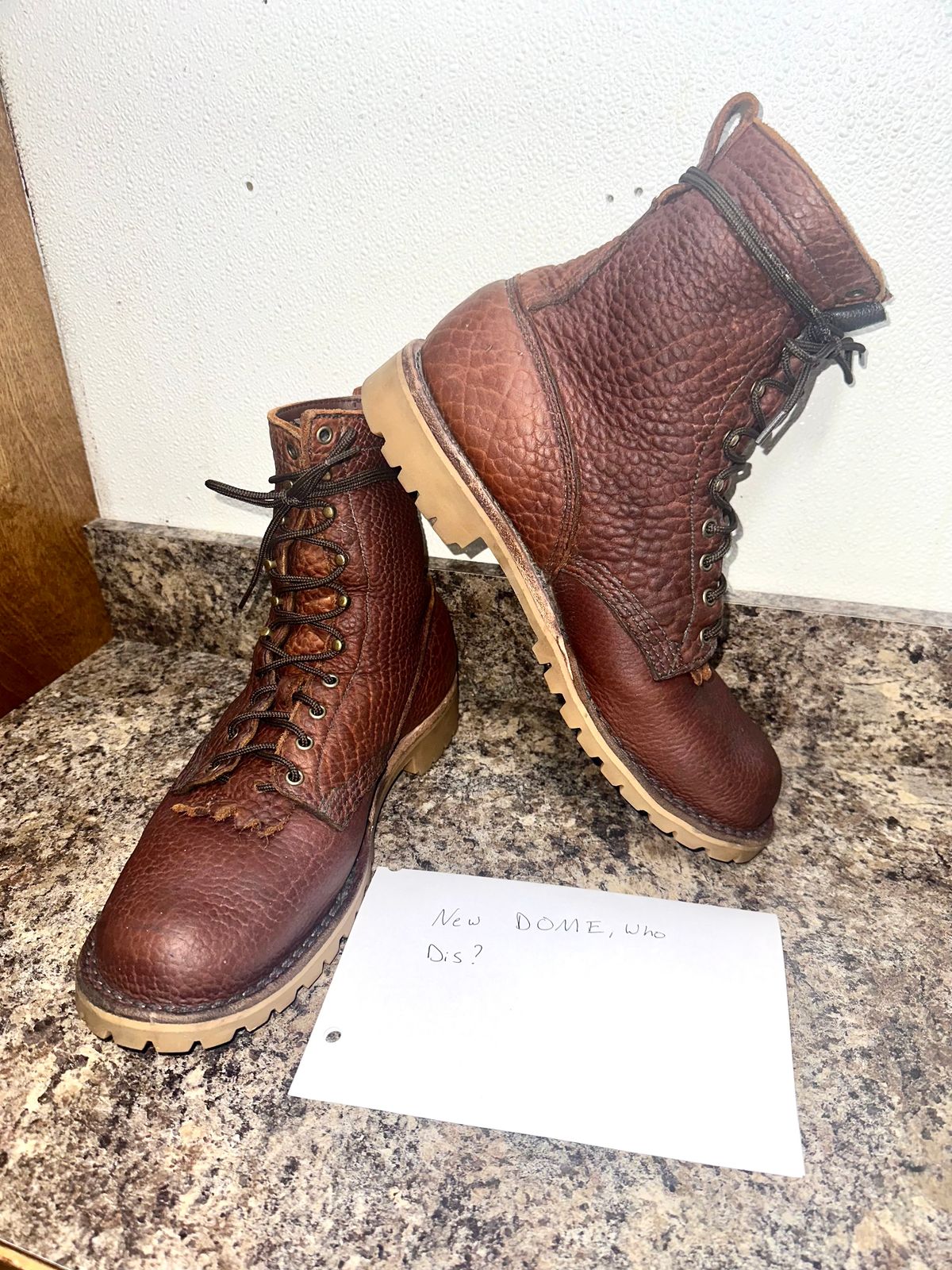 Photo by BigStryke on October 5, 2025 of the JK Boots Forefront in Bison Smooth.