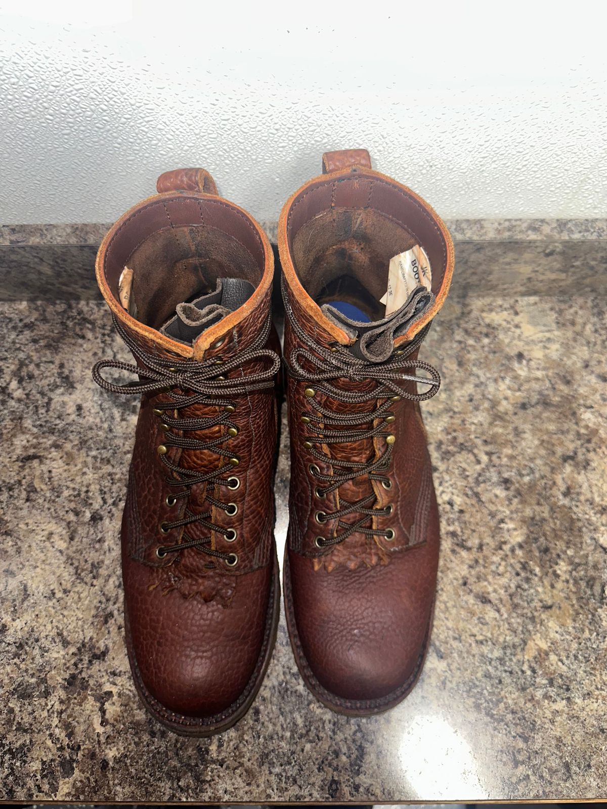 Photo by BigStryke on October 5, 2025 of the JK Boots Forefront in Bison Smooth.